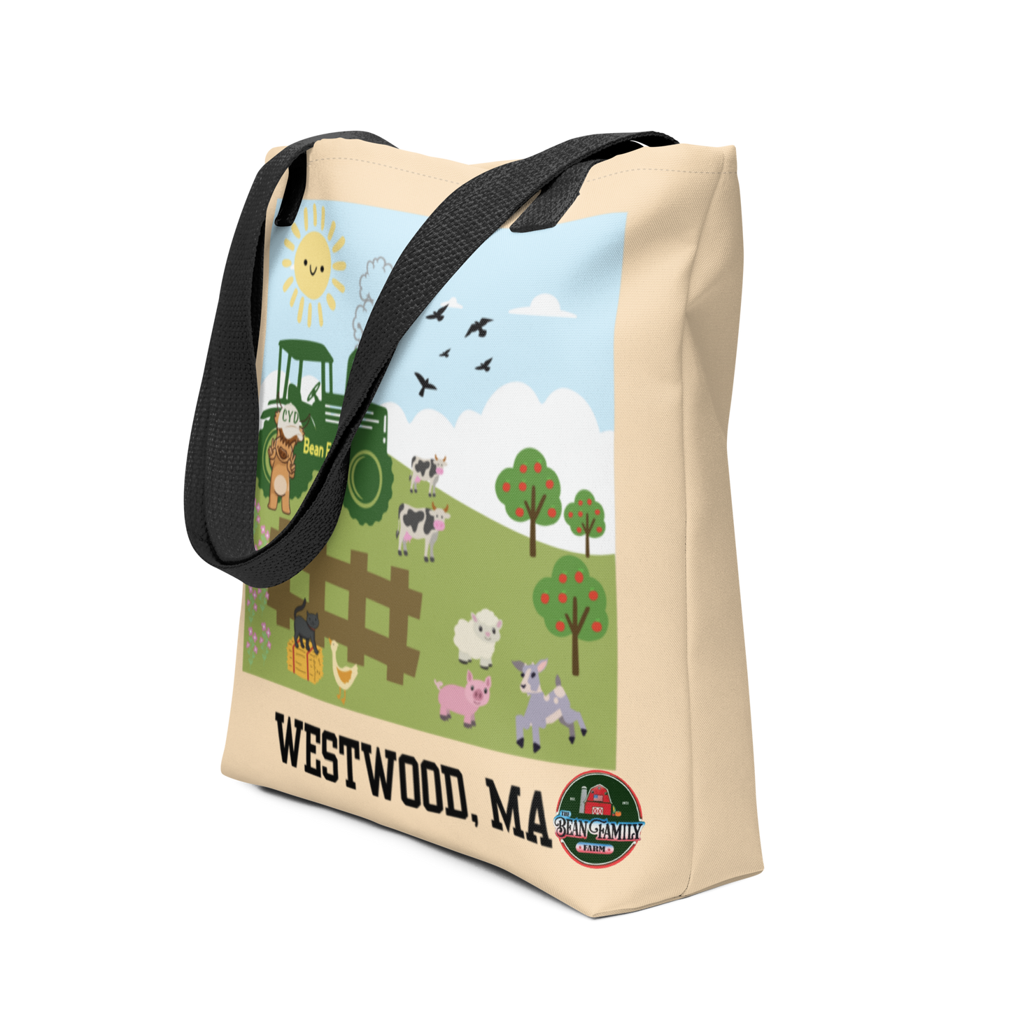 Bean Farm Tote Bag - Beige