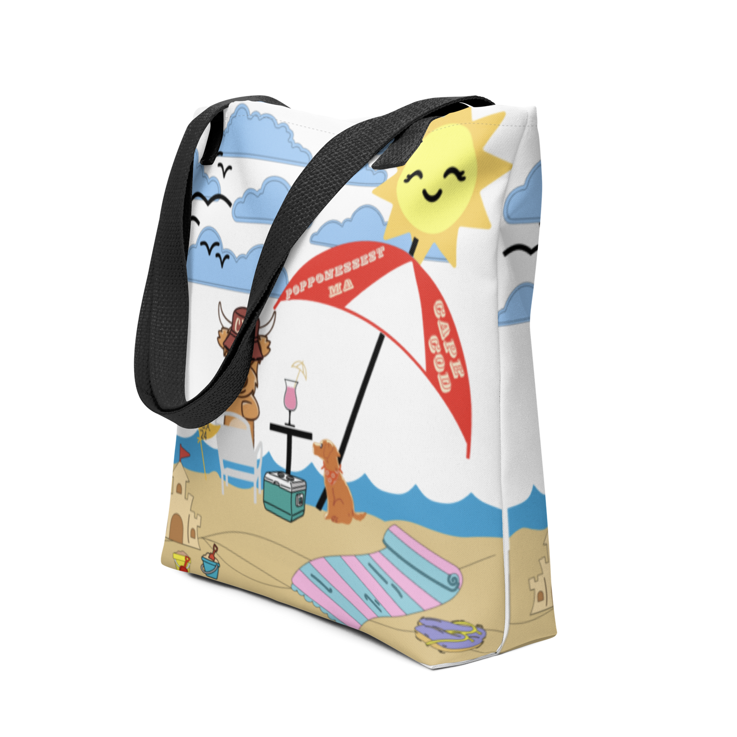 Popponessett Beach Association - Tote Bag - White