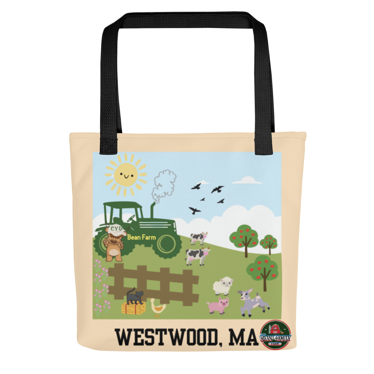 Bean Farm Tote Bag - Beige