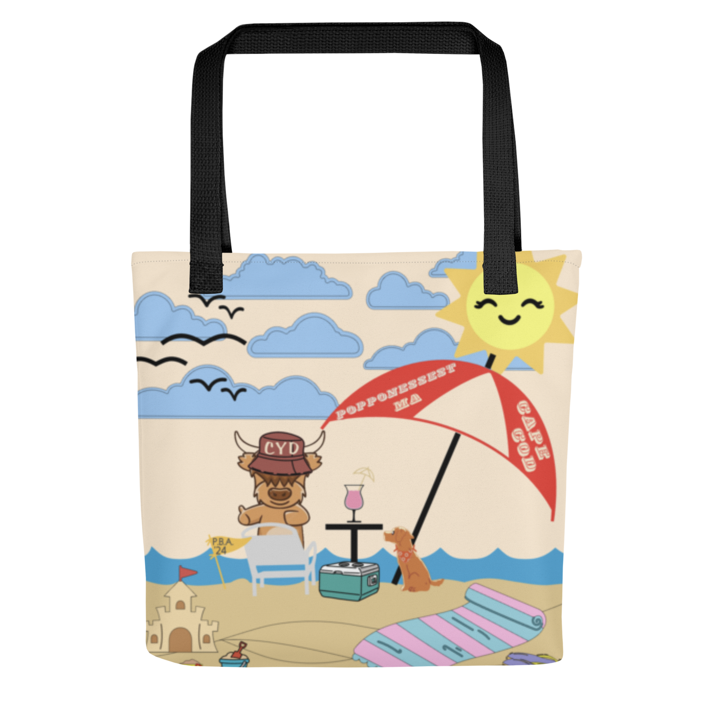 Popponessett Beach Association - Tote Bag - Beige