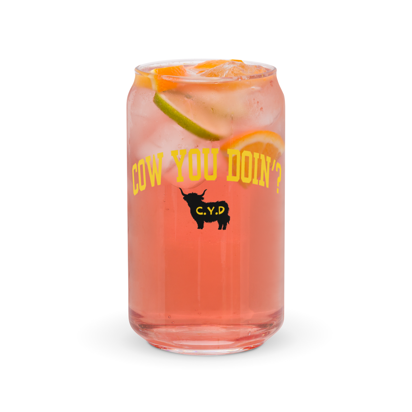CYD Logo - Can-Shaped Glass