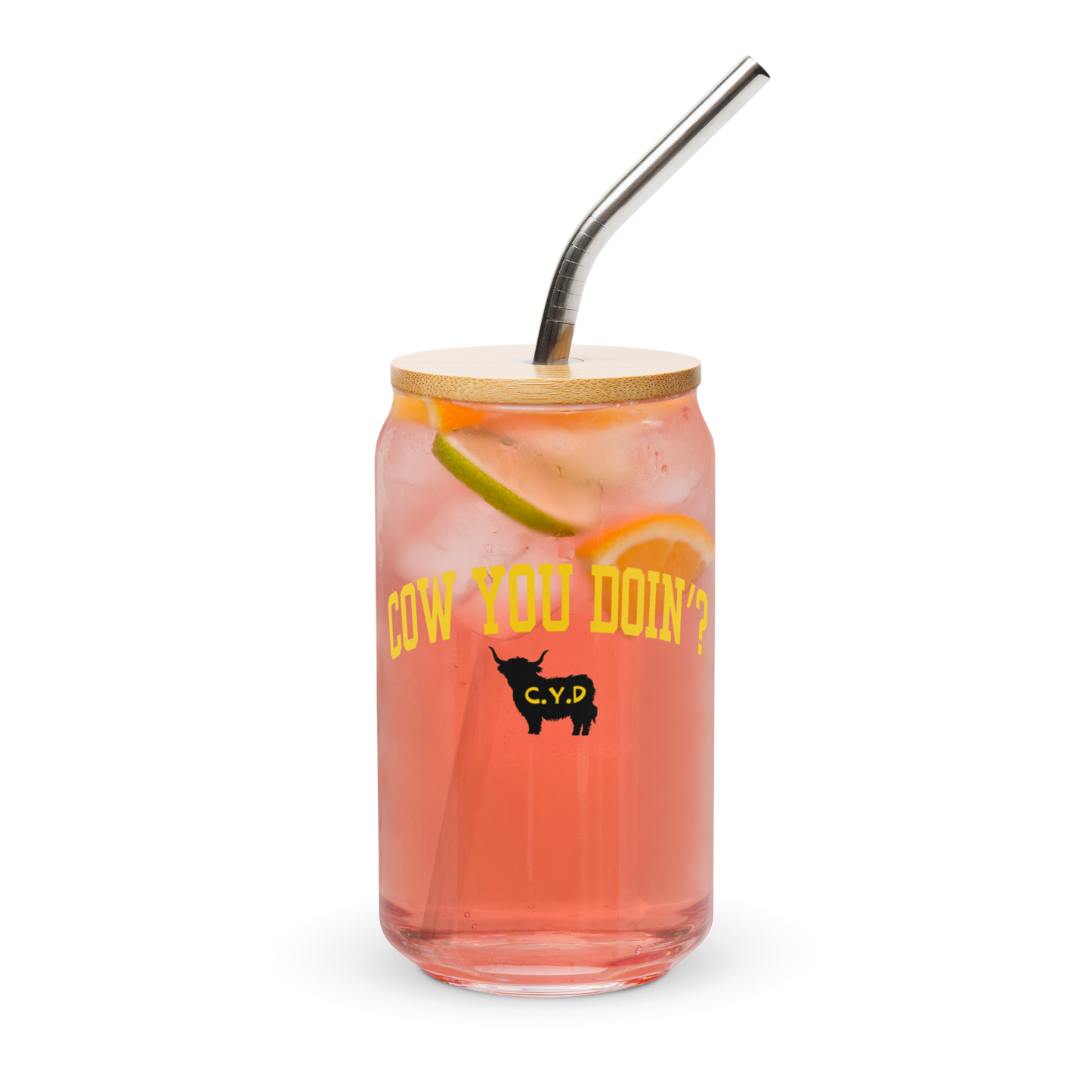 CYD Logo - Can-Shaped Glass