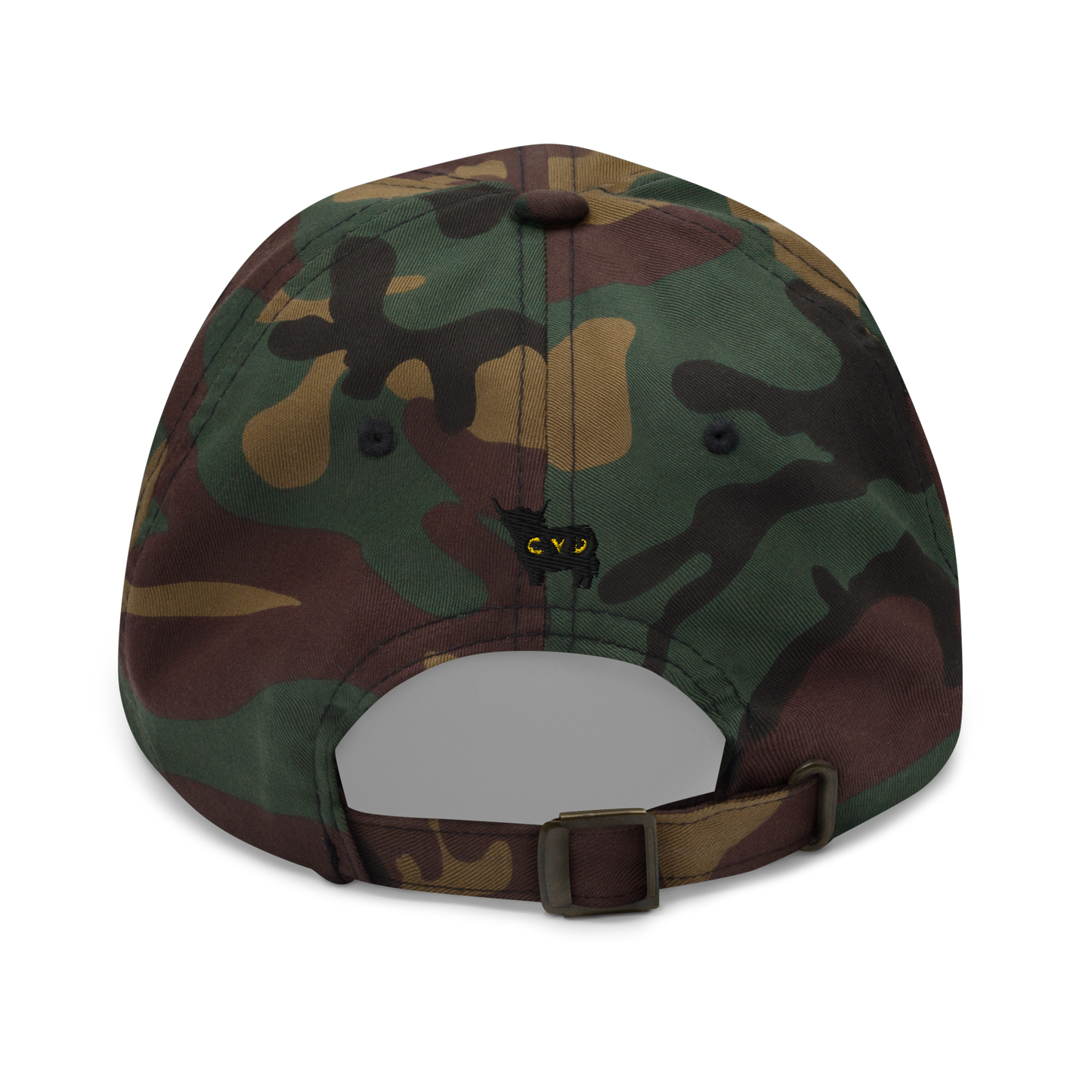 Cow Print Smiley Face - Adults Dad Hat