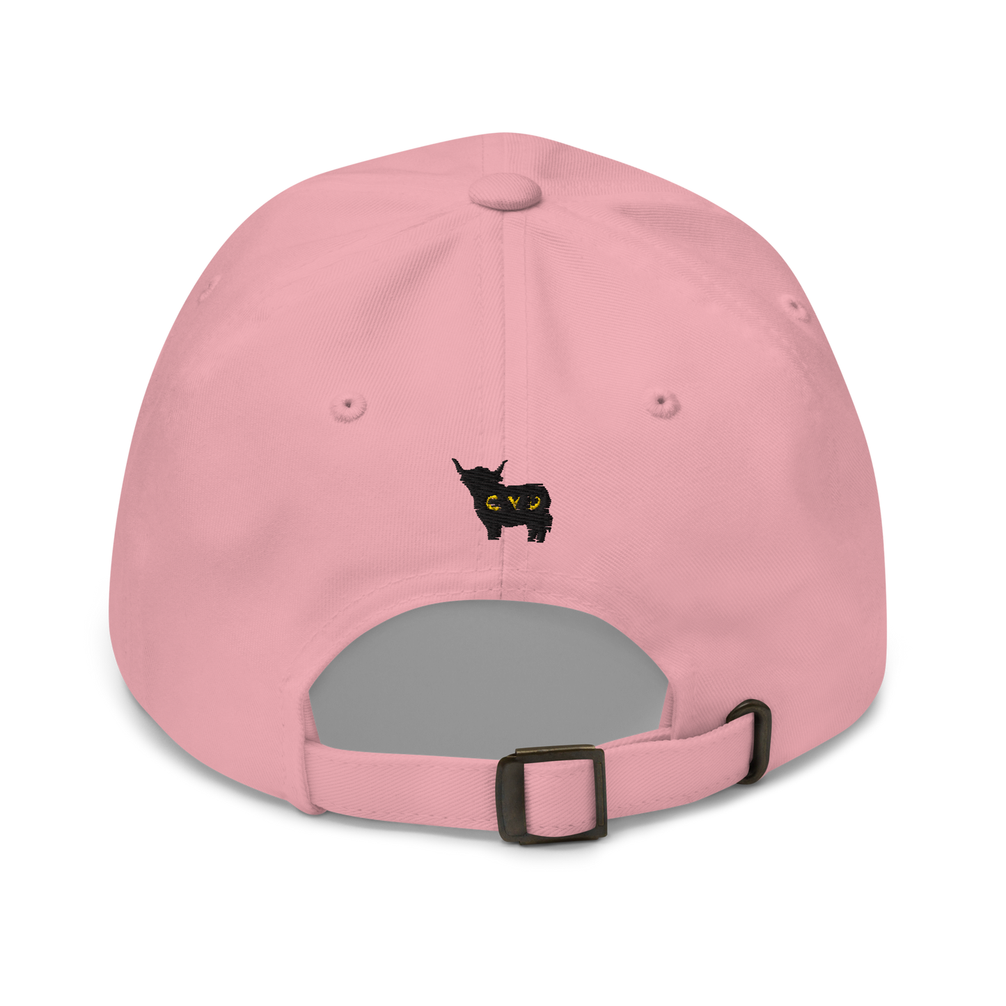 Cow Print Smiley Face - Adults Dad Hat