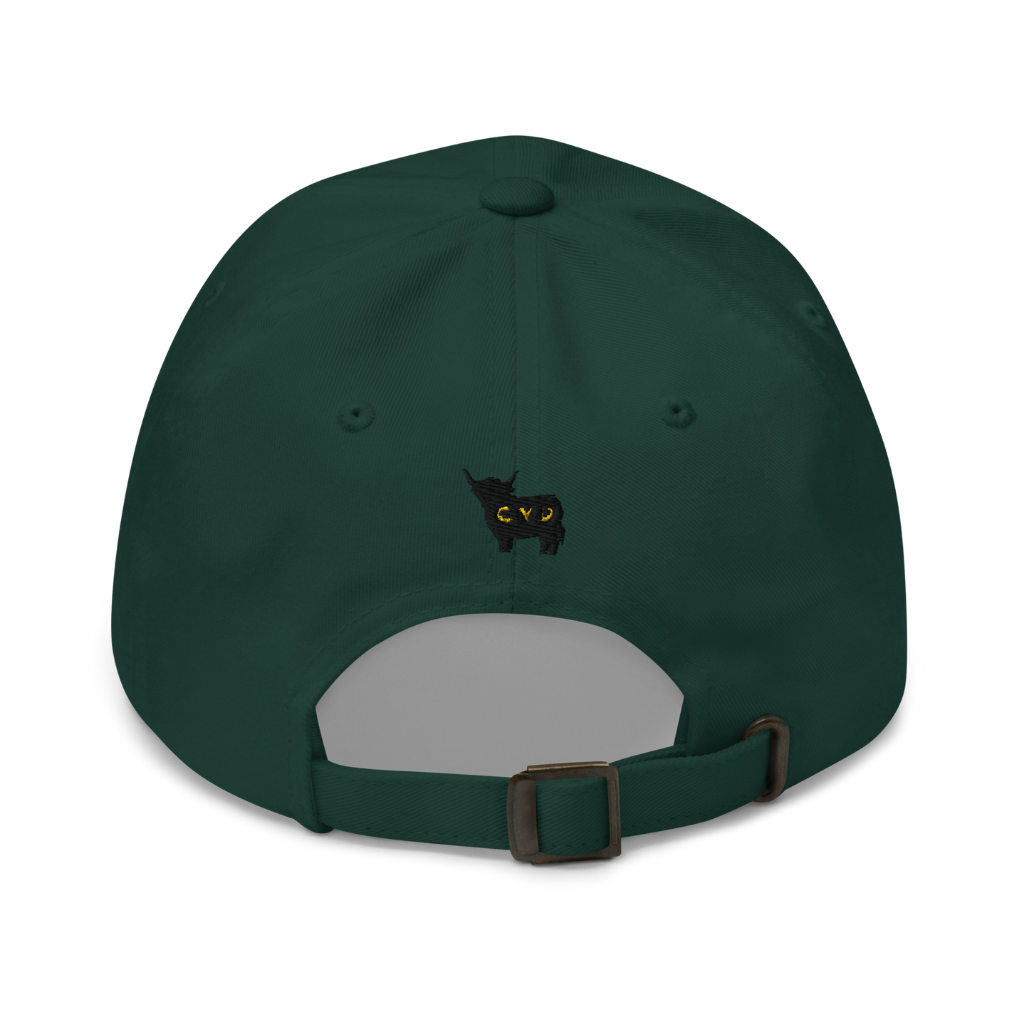 Cow Print Smiley Face - Adults Dad Hat