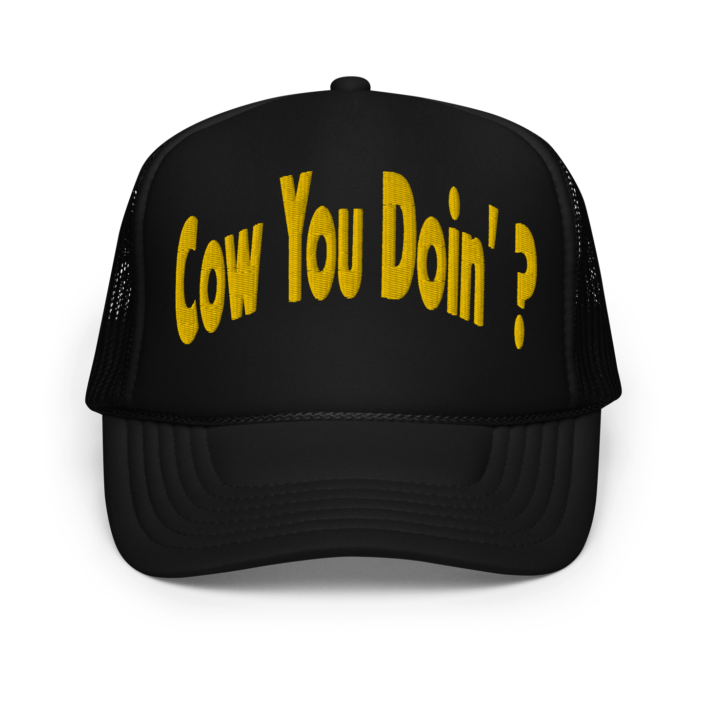 Cow You Doin' - Adults Foam Trucker Hat