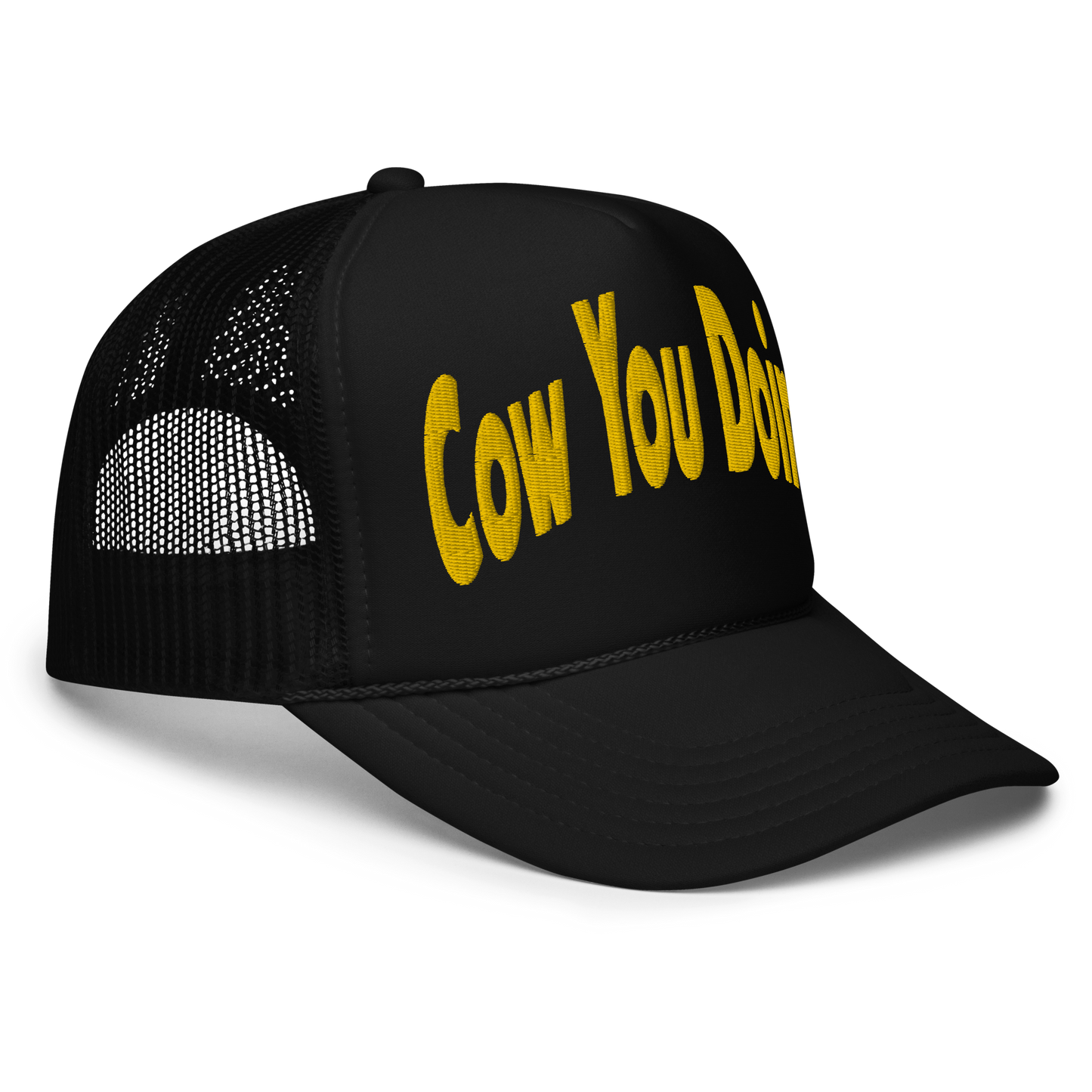 Cow You Doin' - Adults Foam Trucker Hat