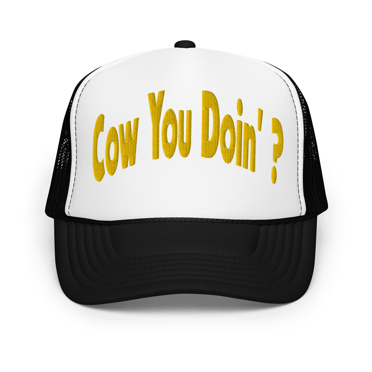 Cow You Doin' - Adults Foam Trucker Hat