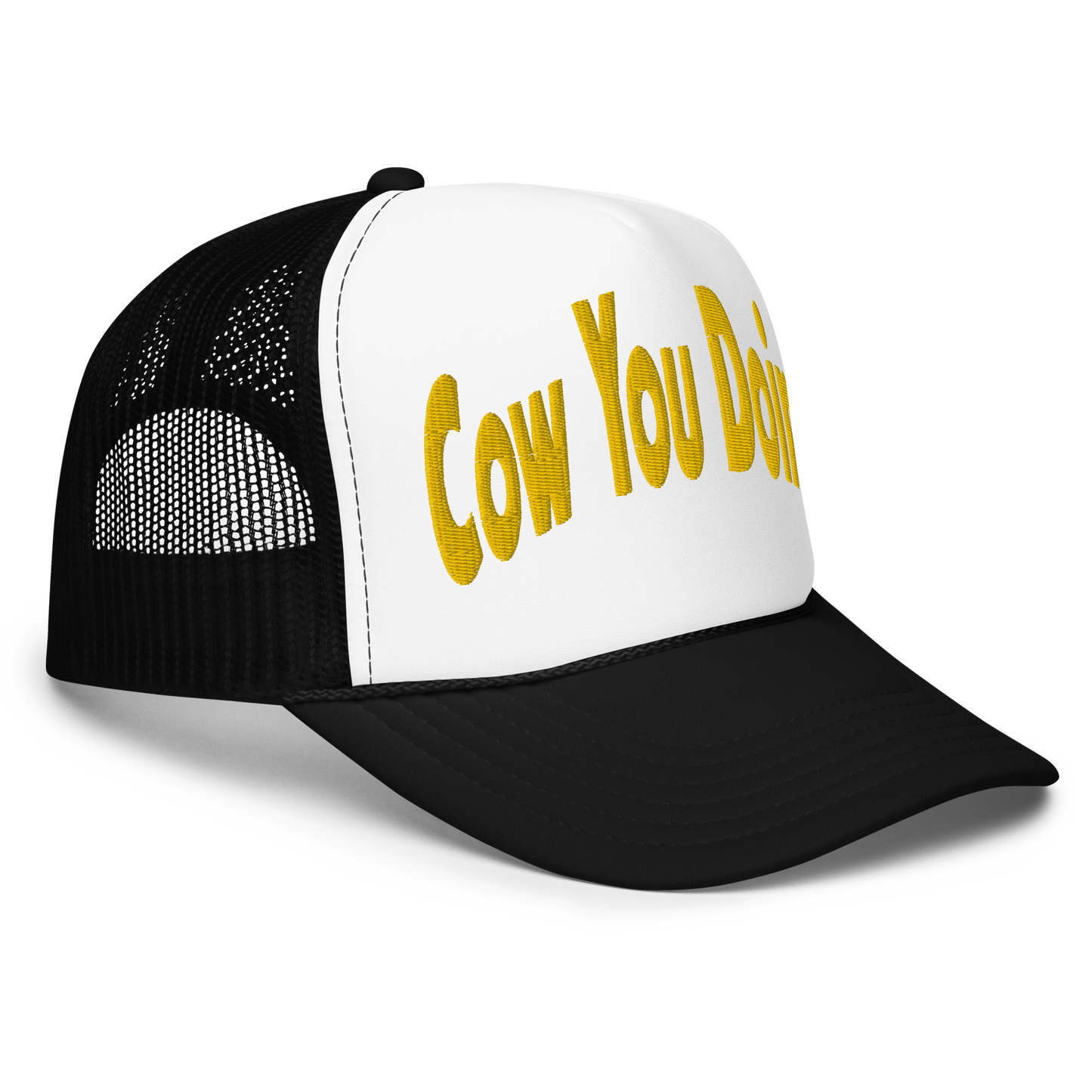 Cow You Doin' - Adults Foam Trucker Hat