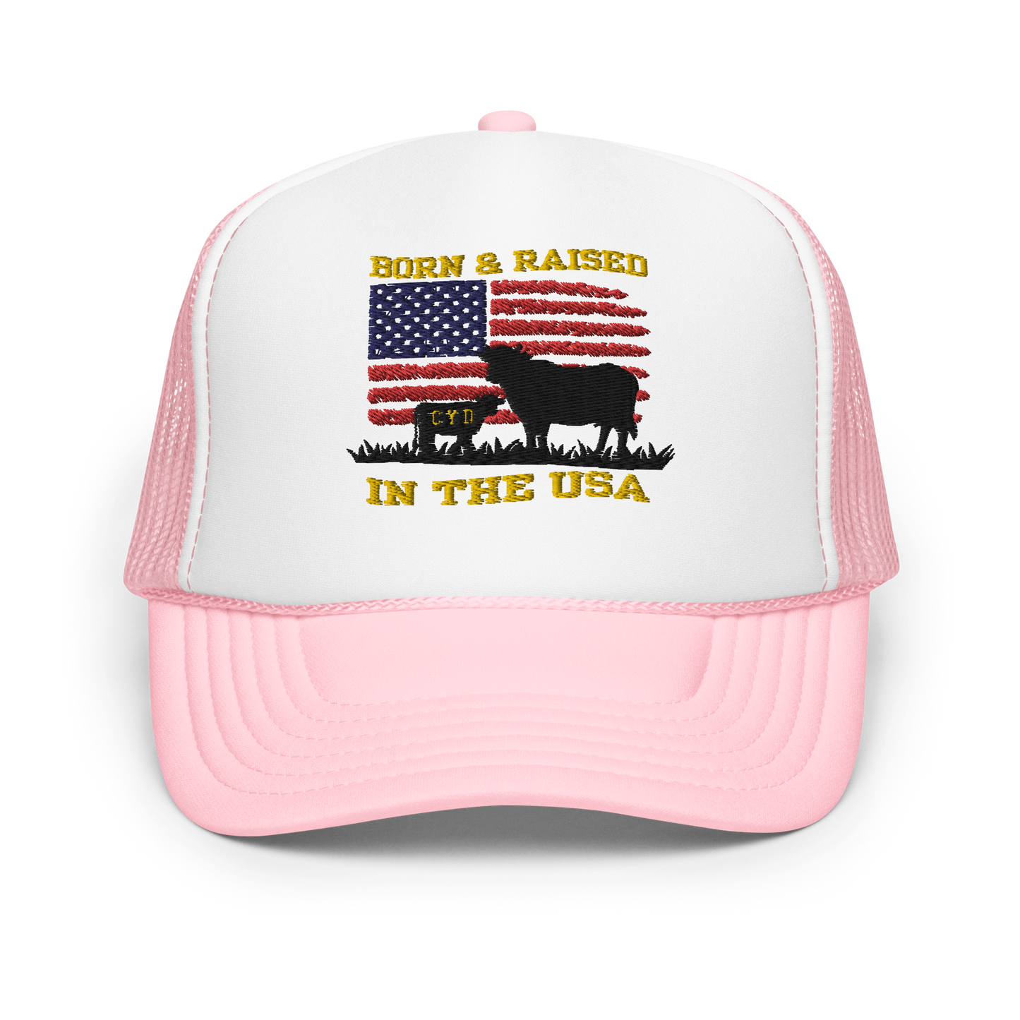 Born & Raised in The USA - Adults Trucker Hat