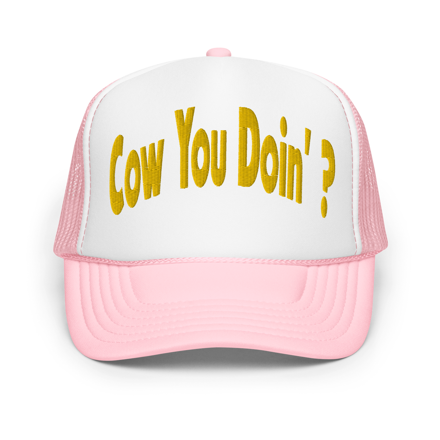 Cow You Doin' - Adults Foam Trucker Hat