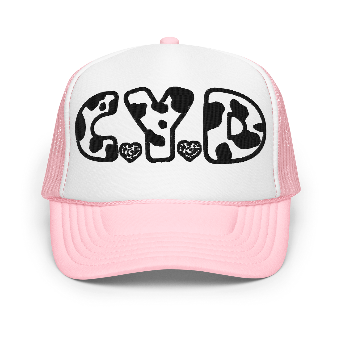 CYD in Cow Print - Adults Foam Trucker Hat