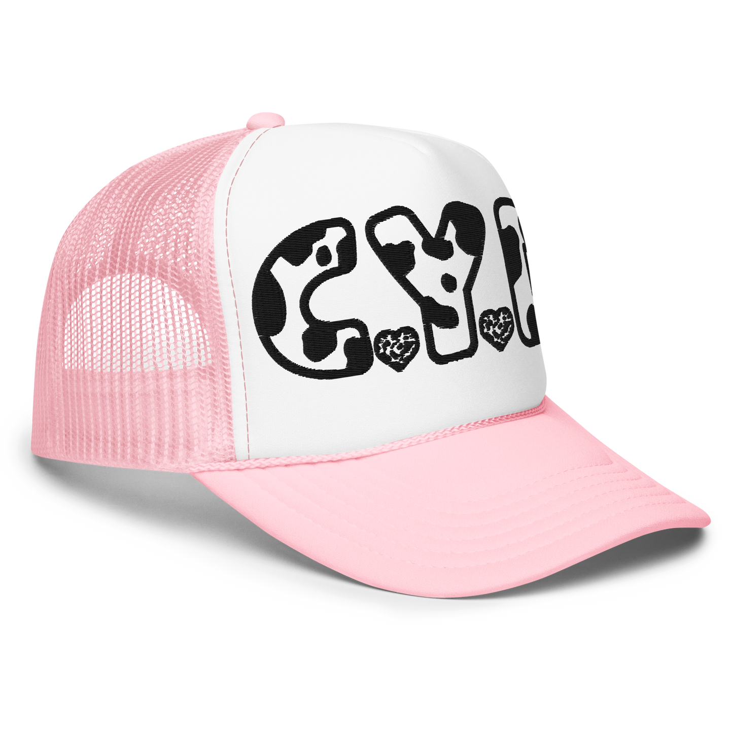 CYD in Cow Print - Adults Foam Trucker Hat