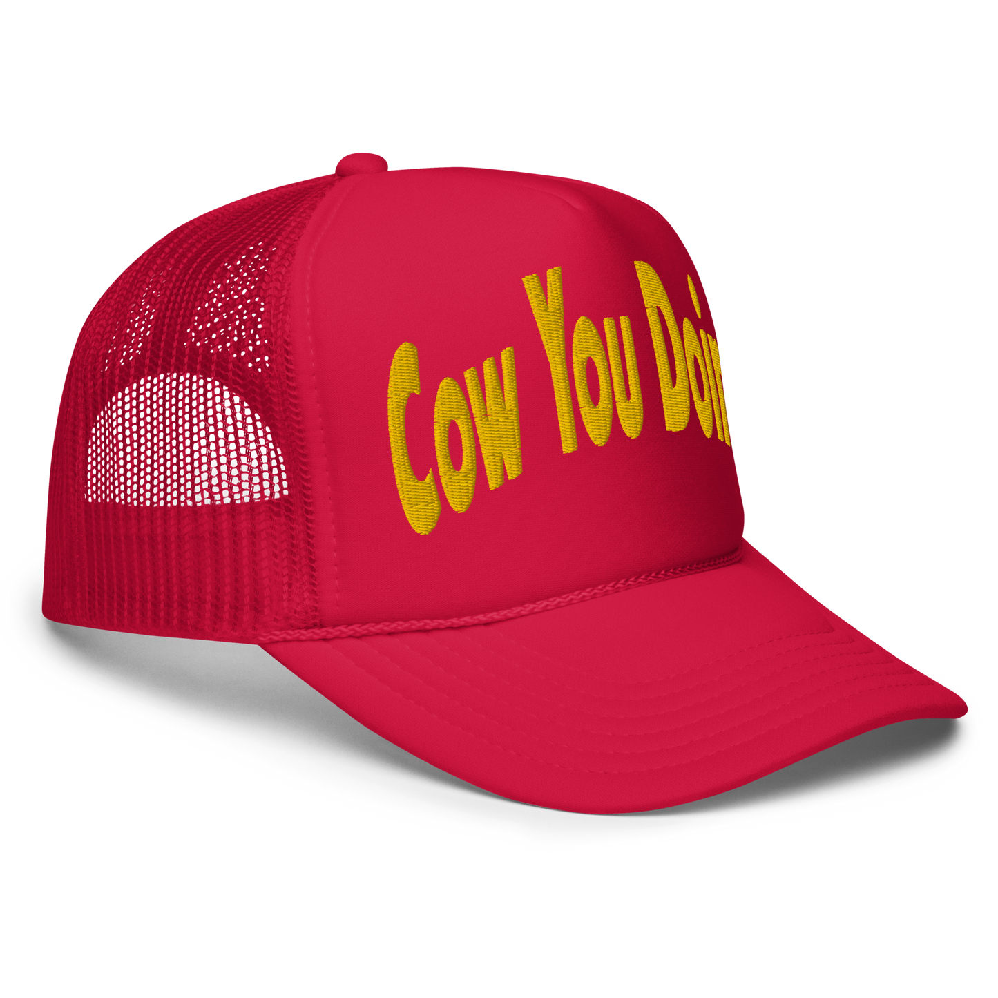 Cow You Doin' - Adults Foam Trucker Hat