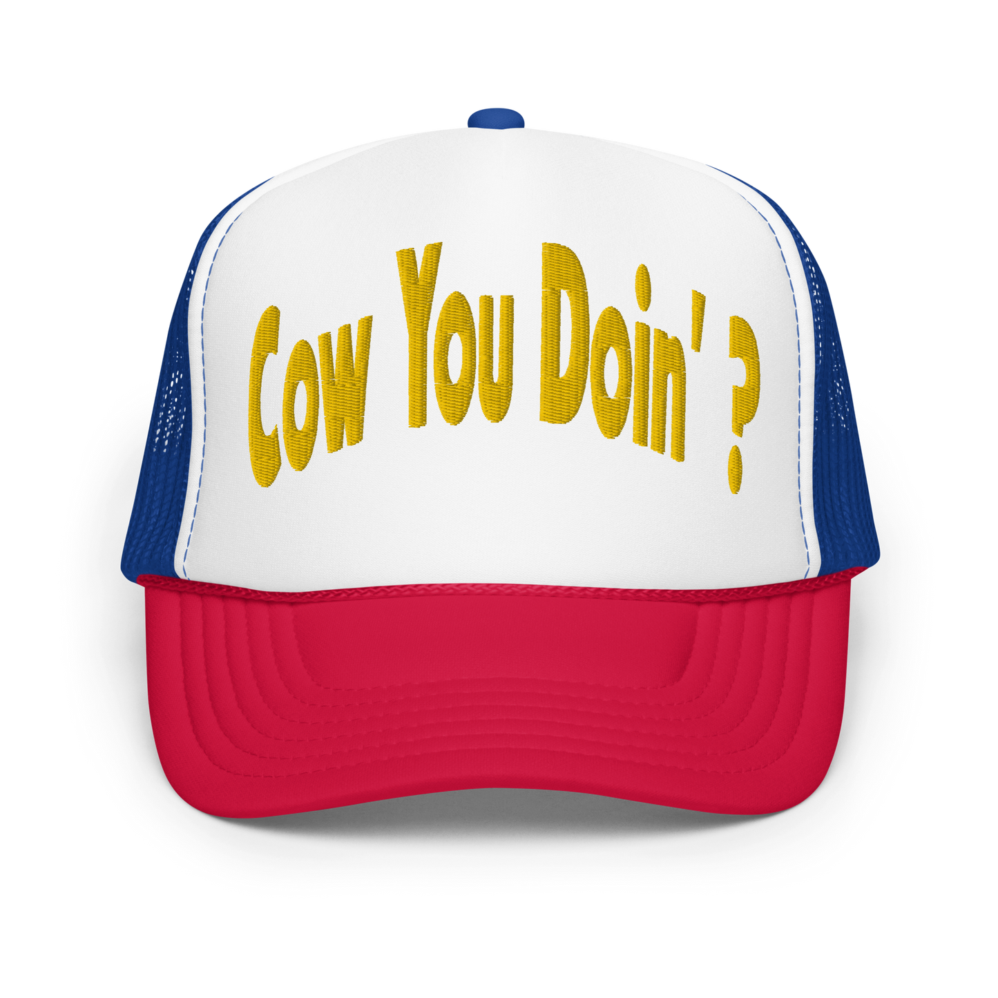 Cow You Doin' - Adults Foam Trucker Hat