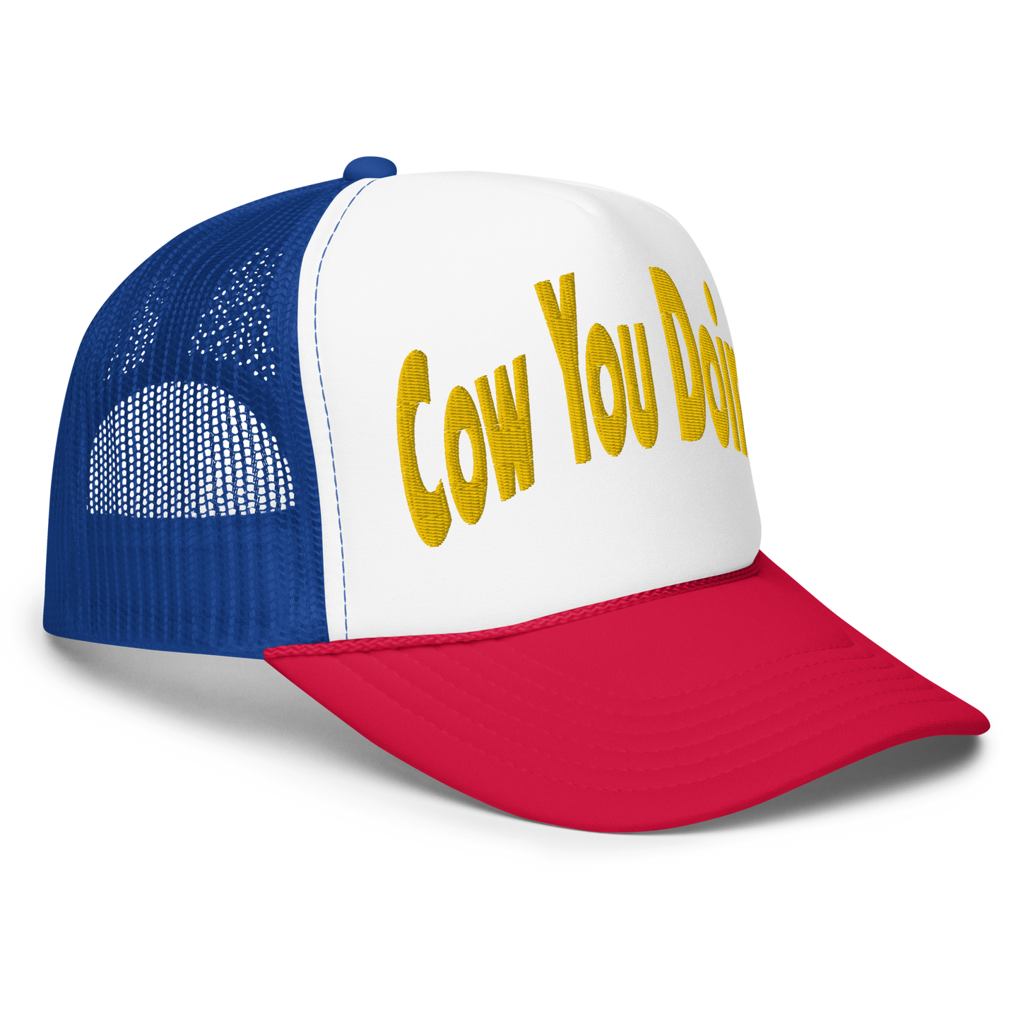 Cow You Doin' - Adults Foam Trucker Hat