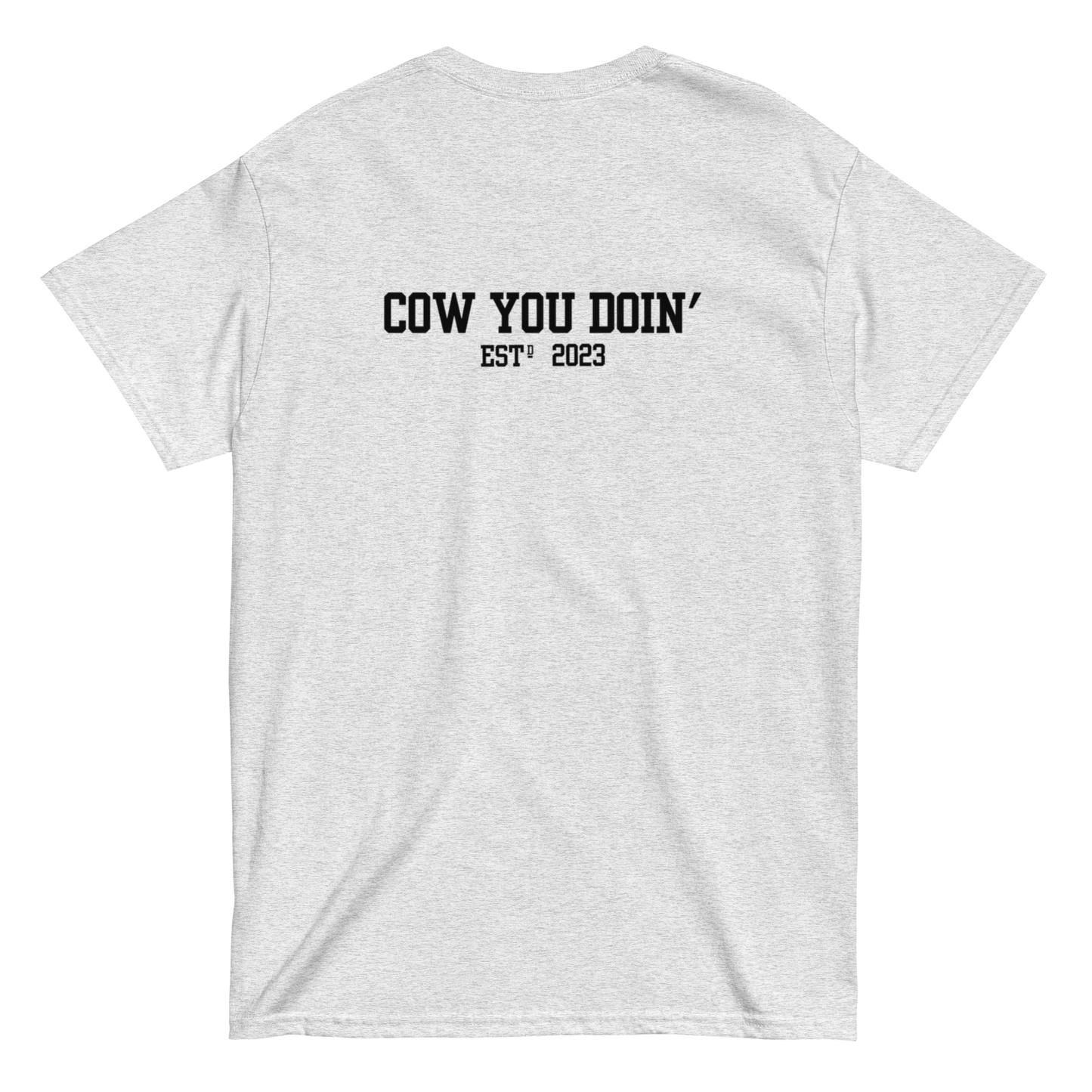 CYD's Black Cow Silhouette - Adults T Shirt