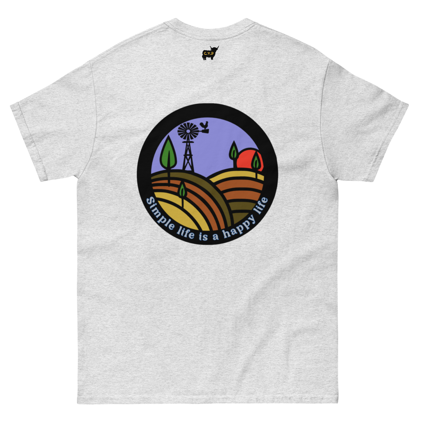 Bean Family Farm Logo / Simple Life - Adults T Shirt