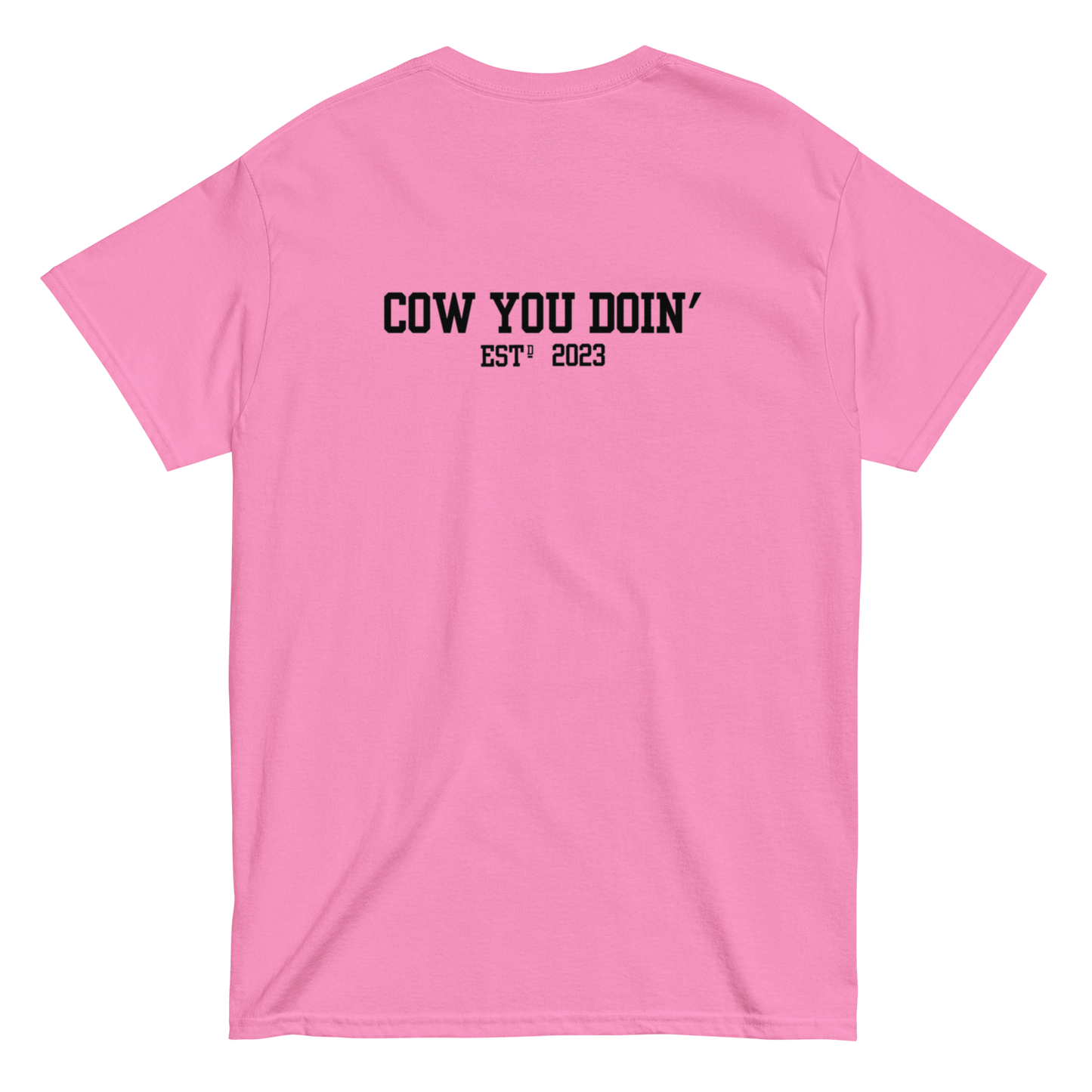 CYD's Black Cow Silhouette - Adults T Shirt