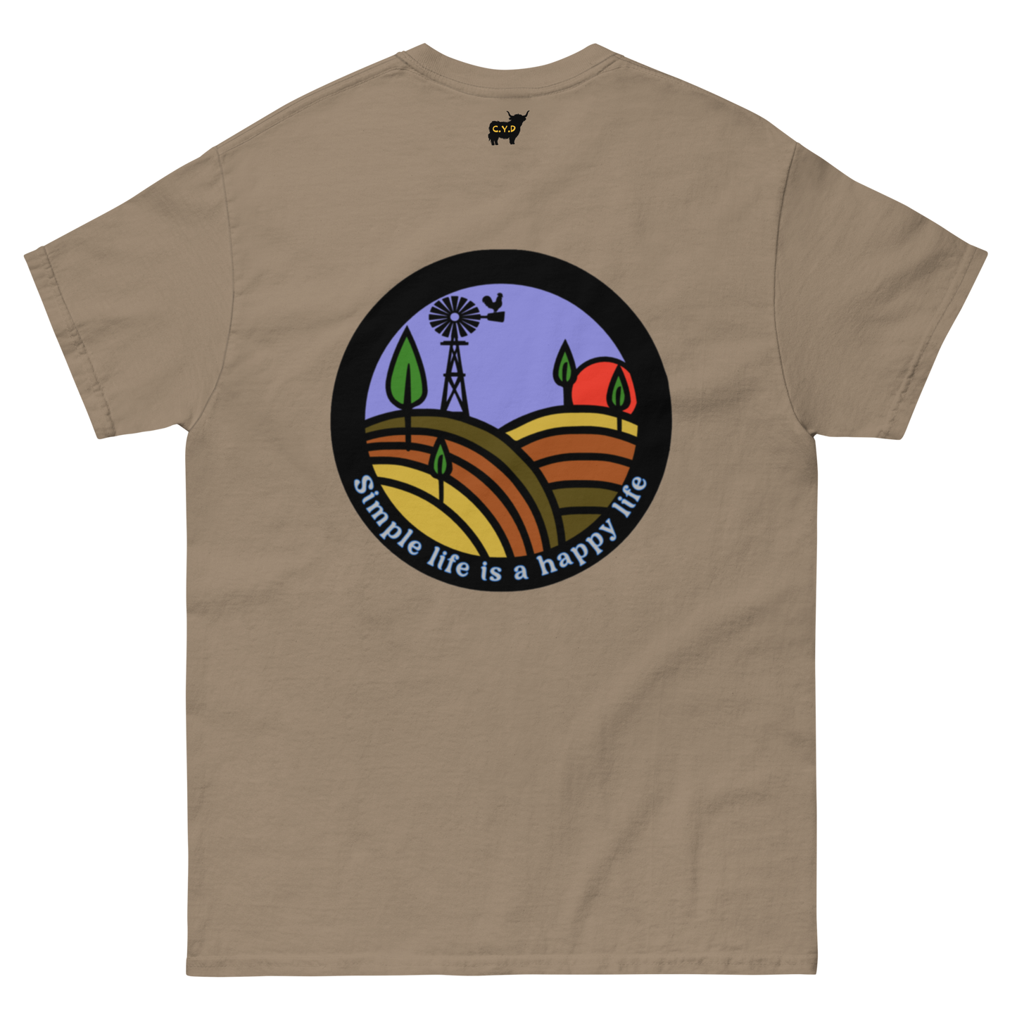 Bean Family Farm Logo / Simple Life - Adults T Shirt