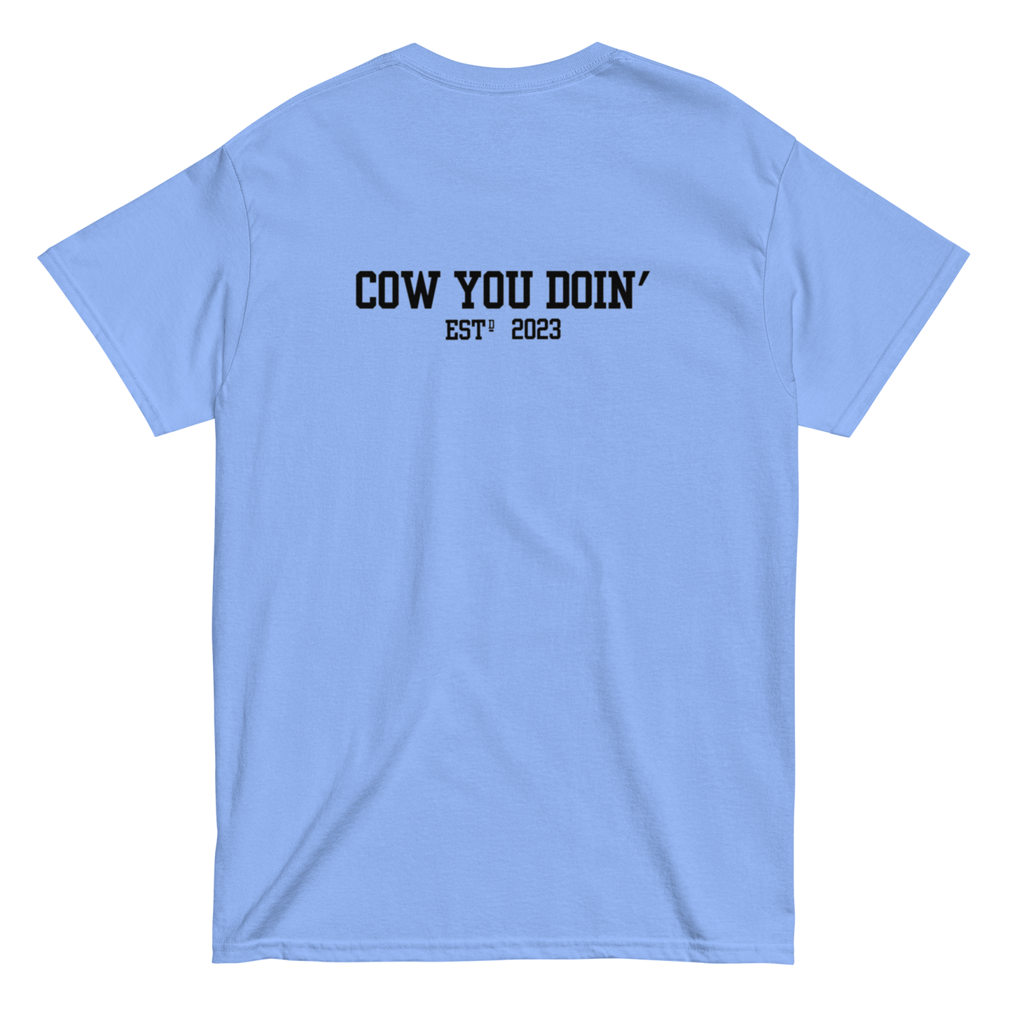 CYD's Black Cow Silhouette - Adults T Shirt
