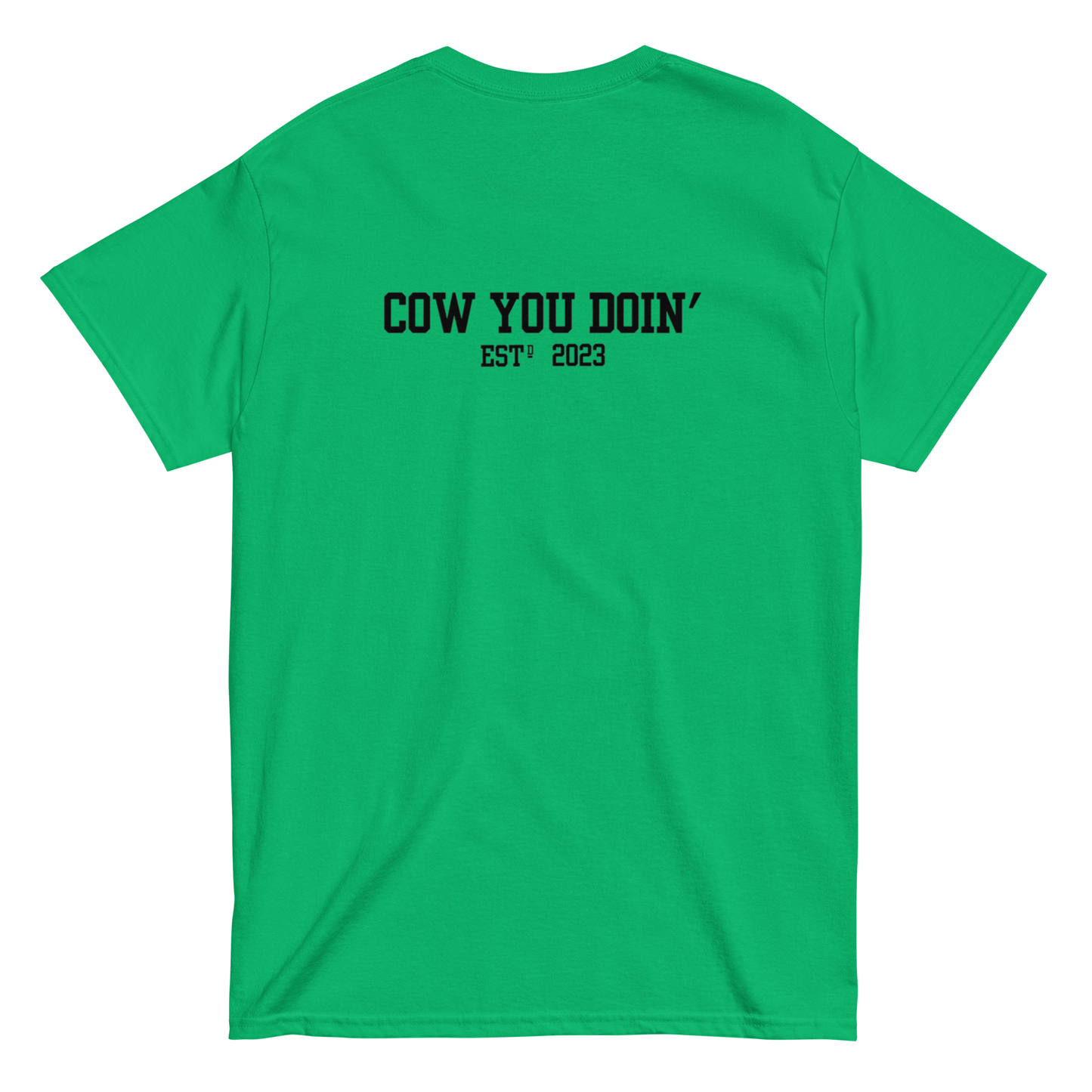 CYD's Black Cow Silhouette - Adults T Shirt