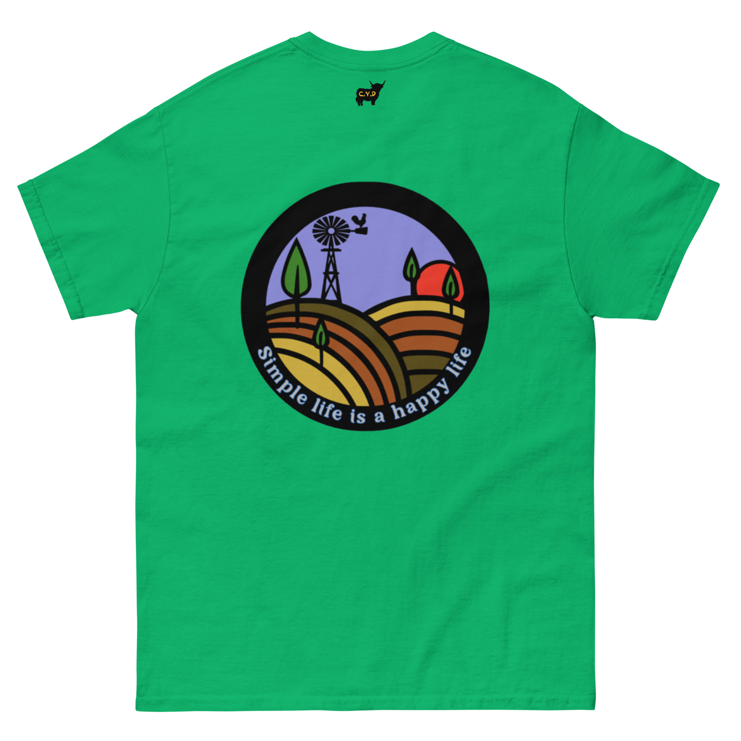 Bean Family Farm Logo / Simple Life - Adults T Shirt