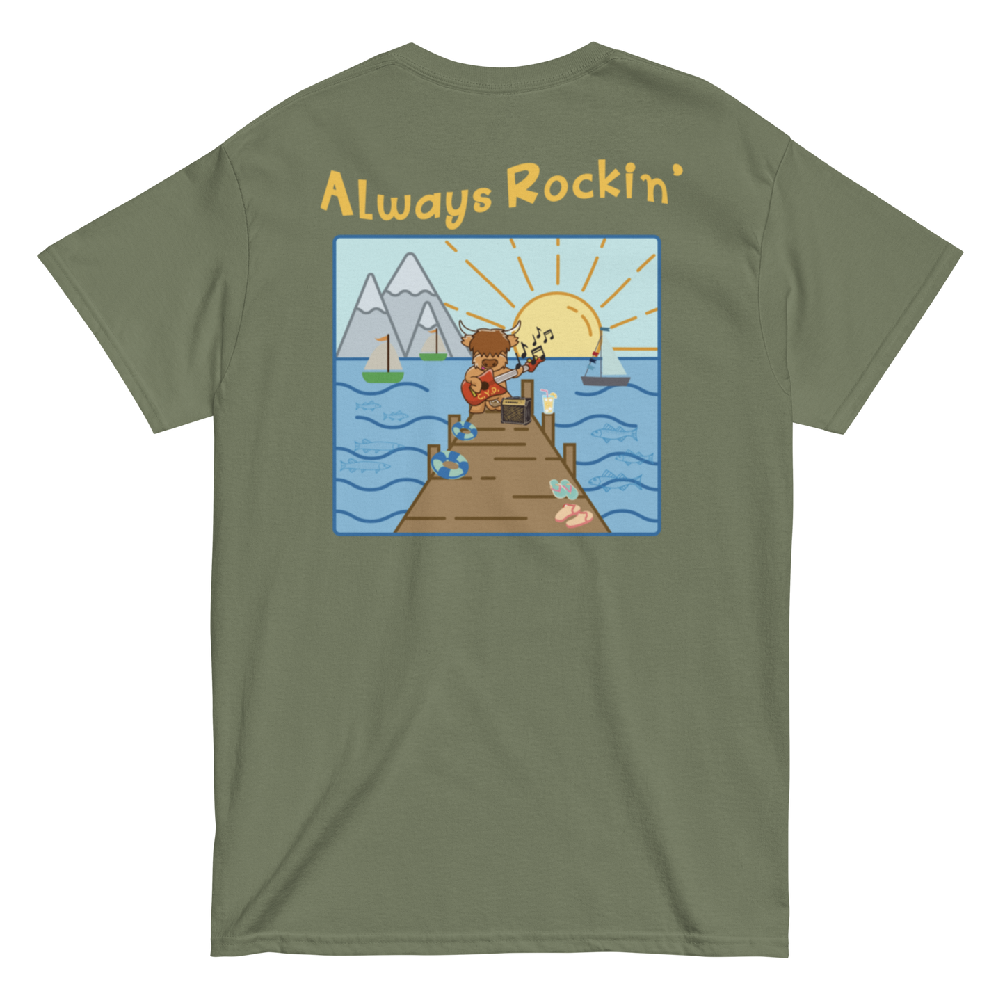 Cow You Doin' / Always Rockin' - Adults T Shirt