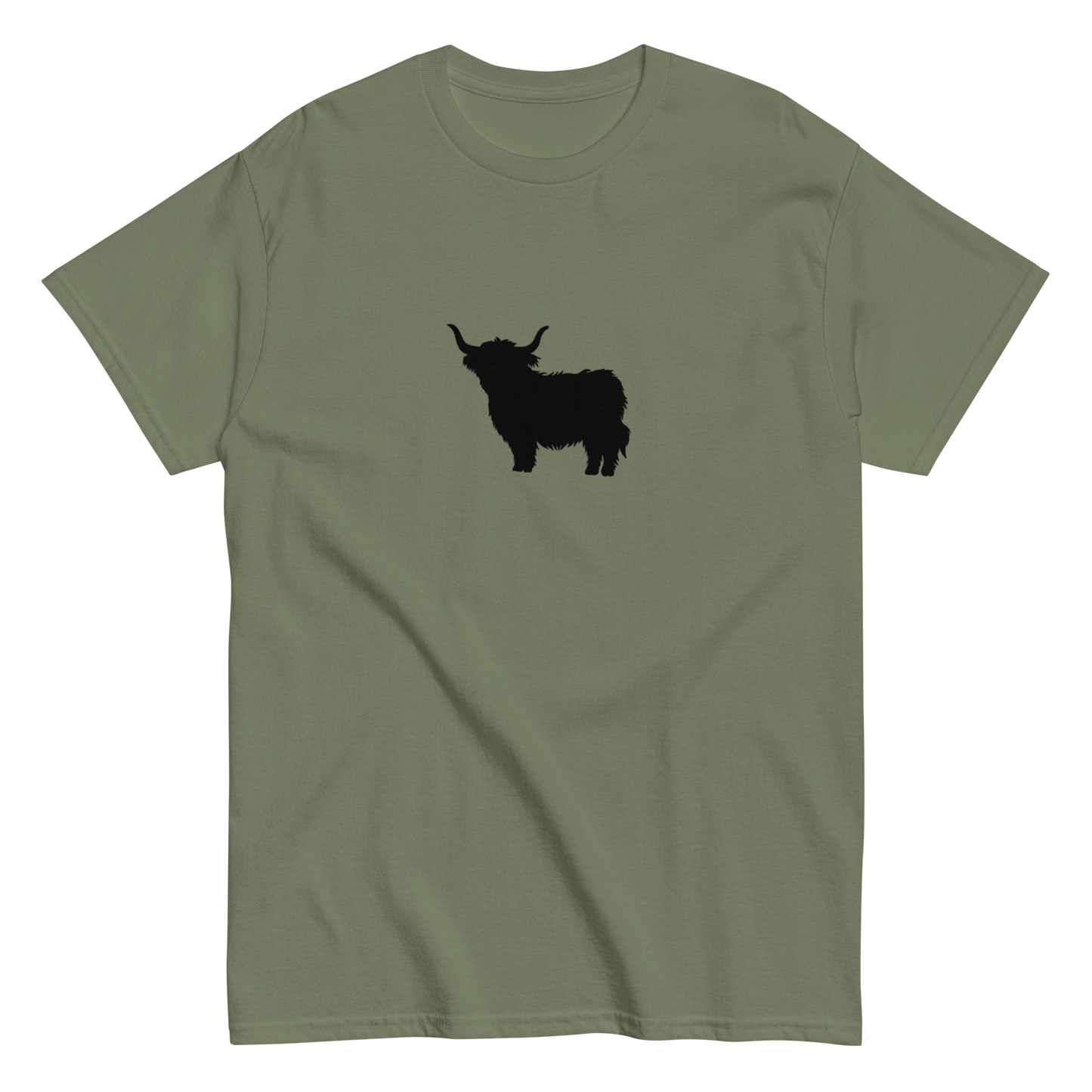 CYD's Black Cow Silhouette - Adults T Shirt