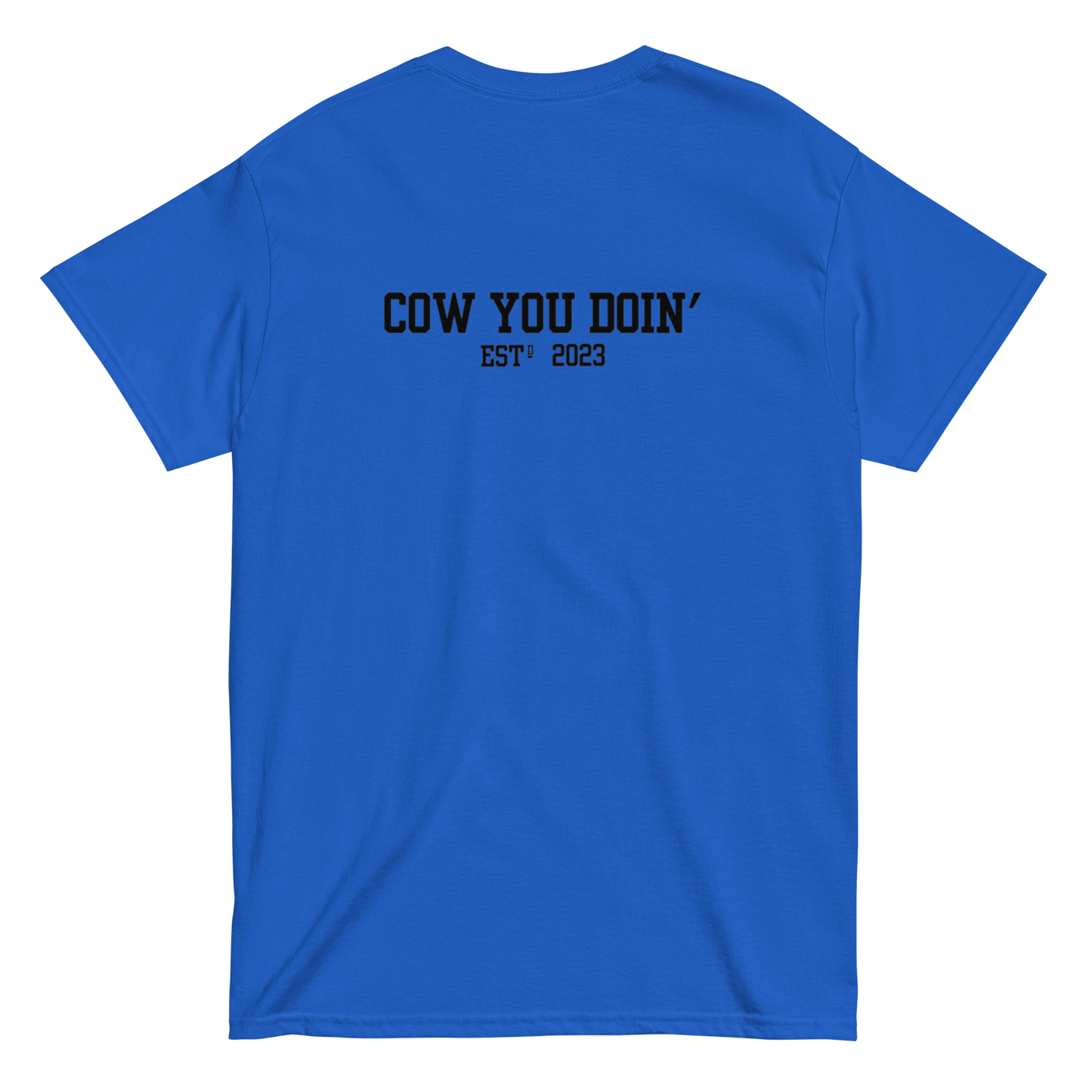 CYD's Black Cow Silhouette - Adults T Shirt