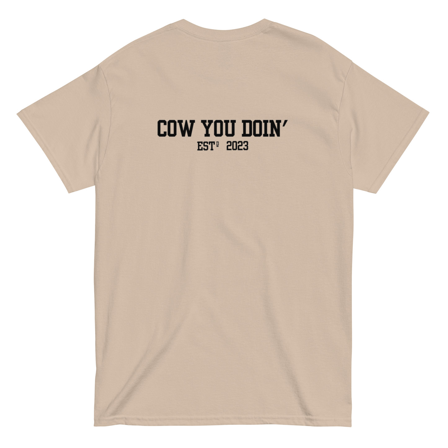 CYD's Black Cow Silhouette - Adults T Shirt