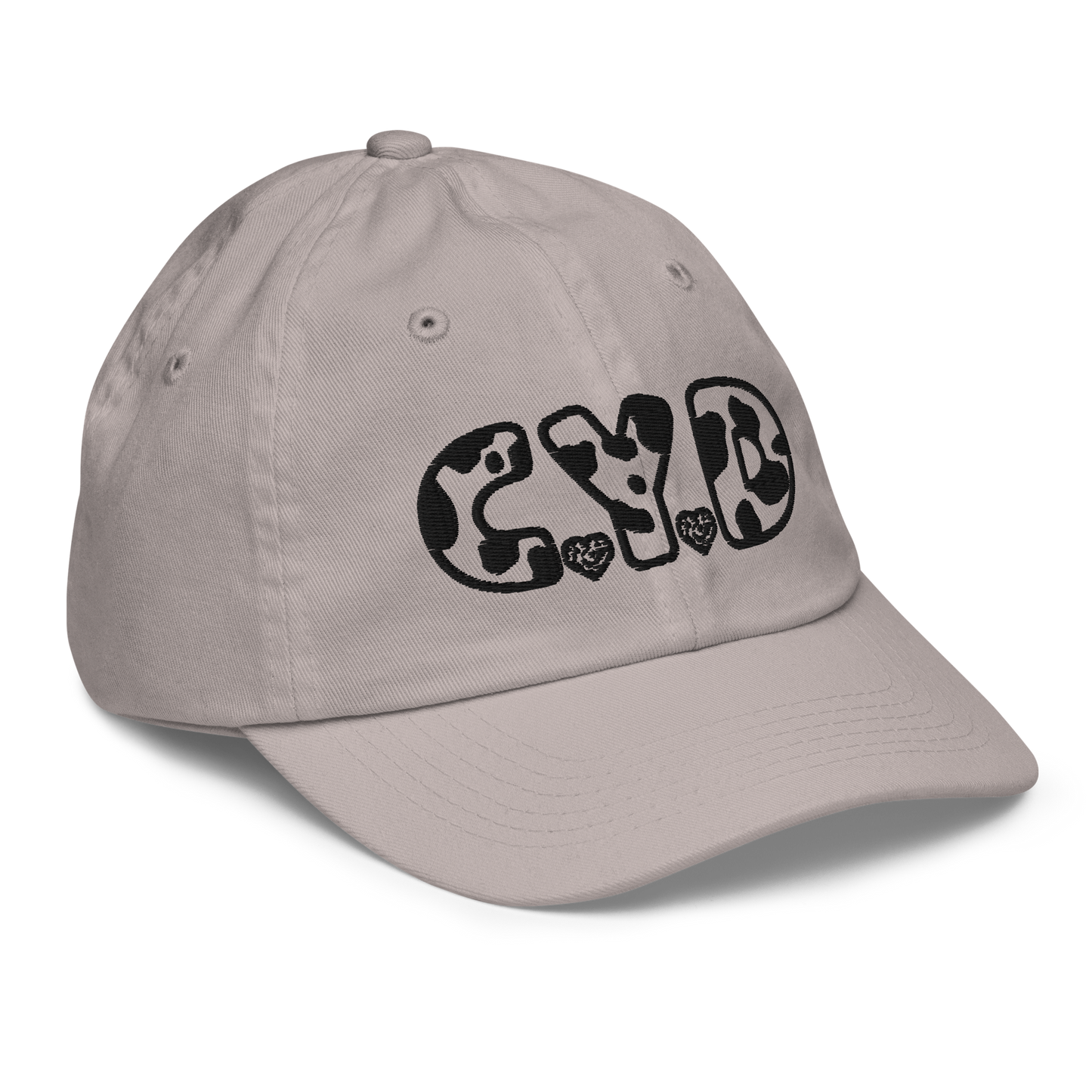 CYD in Cow Print - Youth Baseball Cap