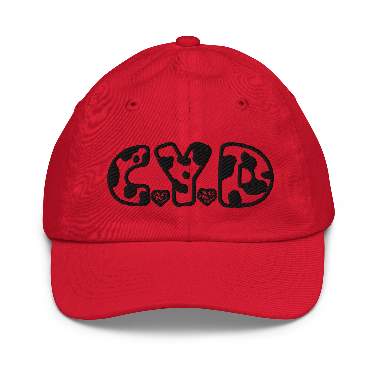 CYD in Cow Print - Youth Baseball Cap