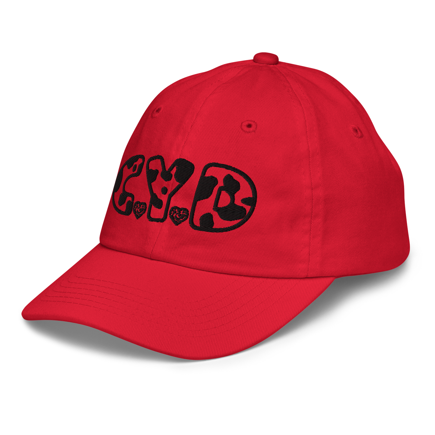 CYD in Cow Print - Youth Baseball Cap