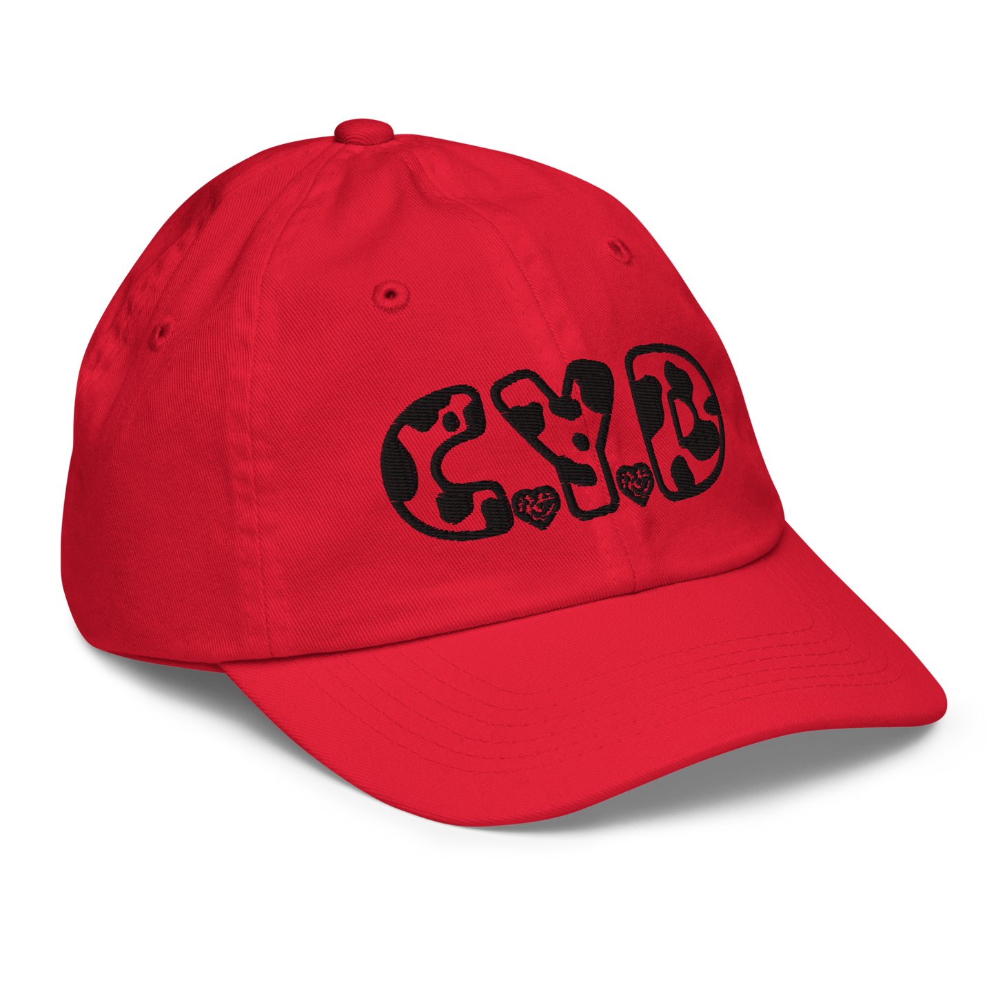 CYD in Cow Print - Youth Baseball Cap