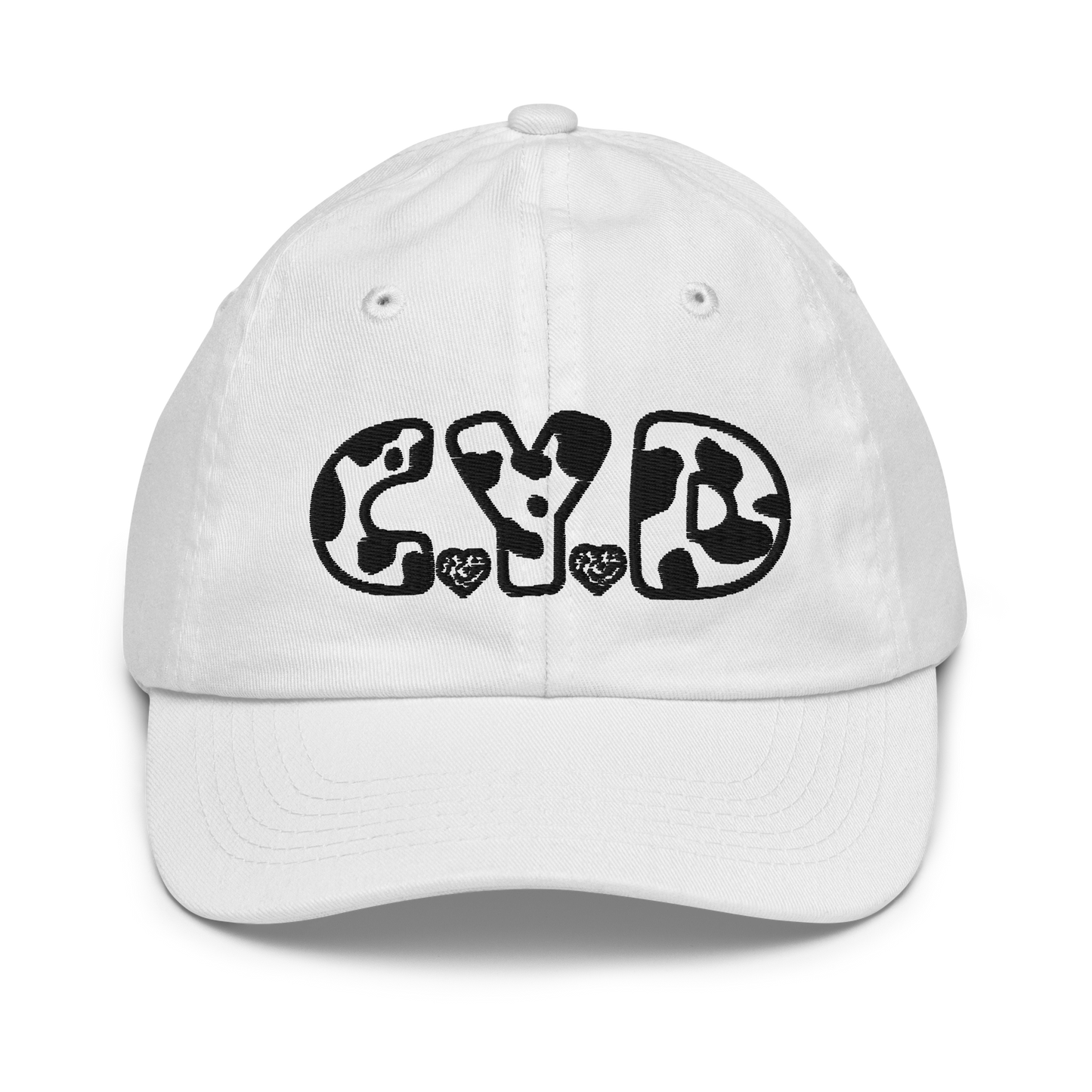 CYD in Cow Print - Youth Baseball Cap