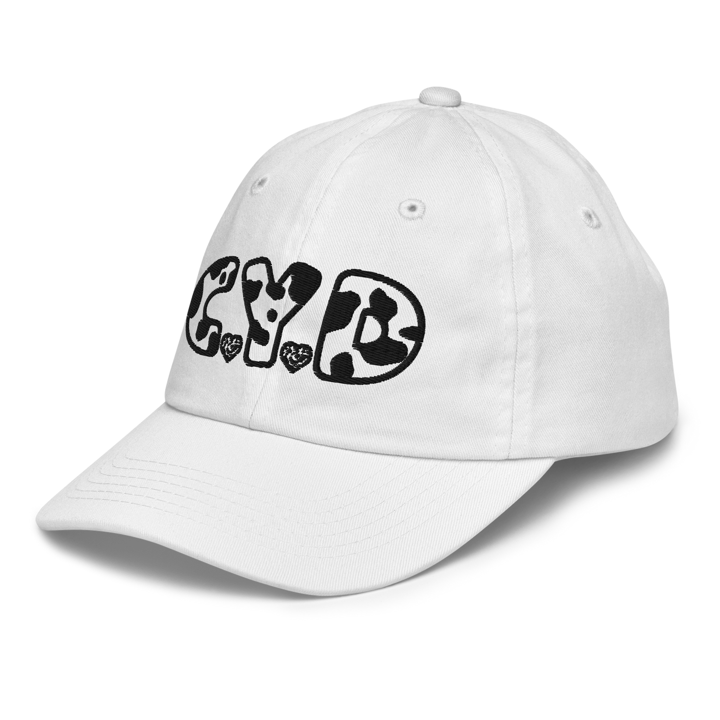 CYD in Cow Print - Youth Baseball Cap