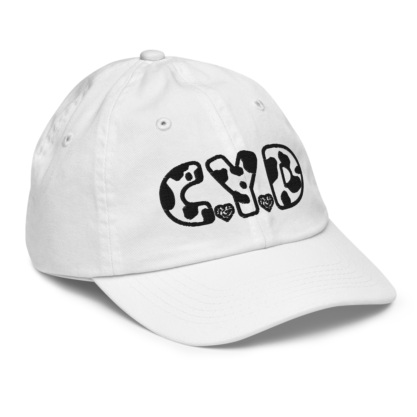 CYD in Cow Print - Youth Baseball Cap