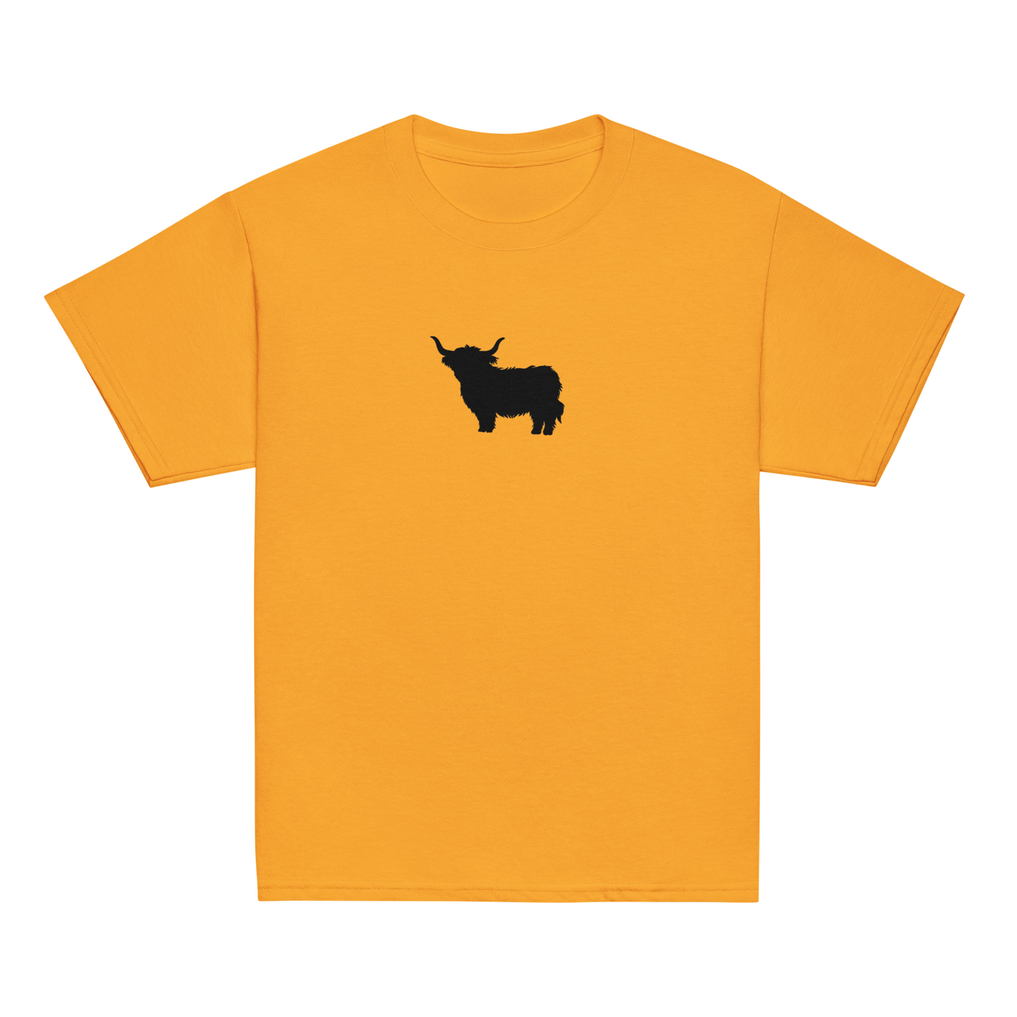 CYD's Black Cow Silhouette - Kids T Shirt