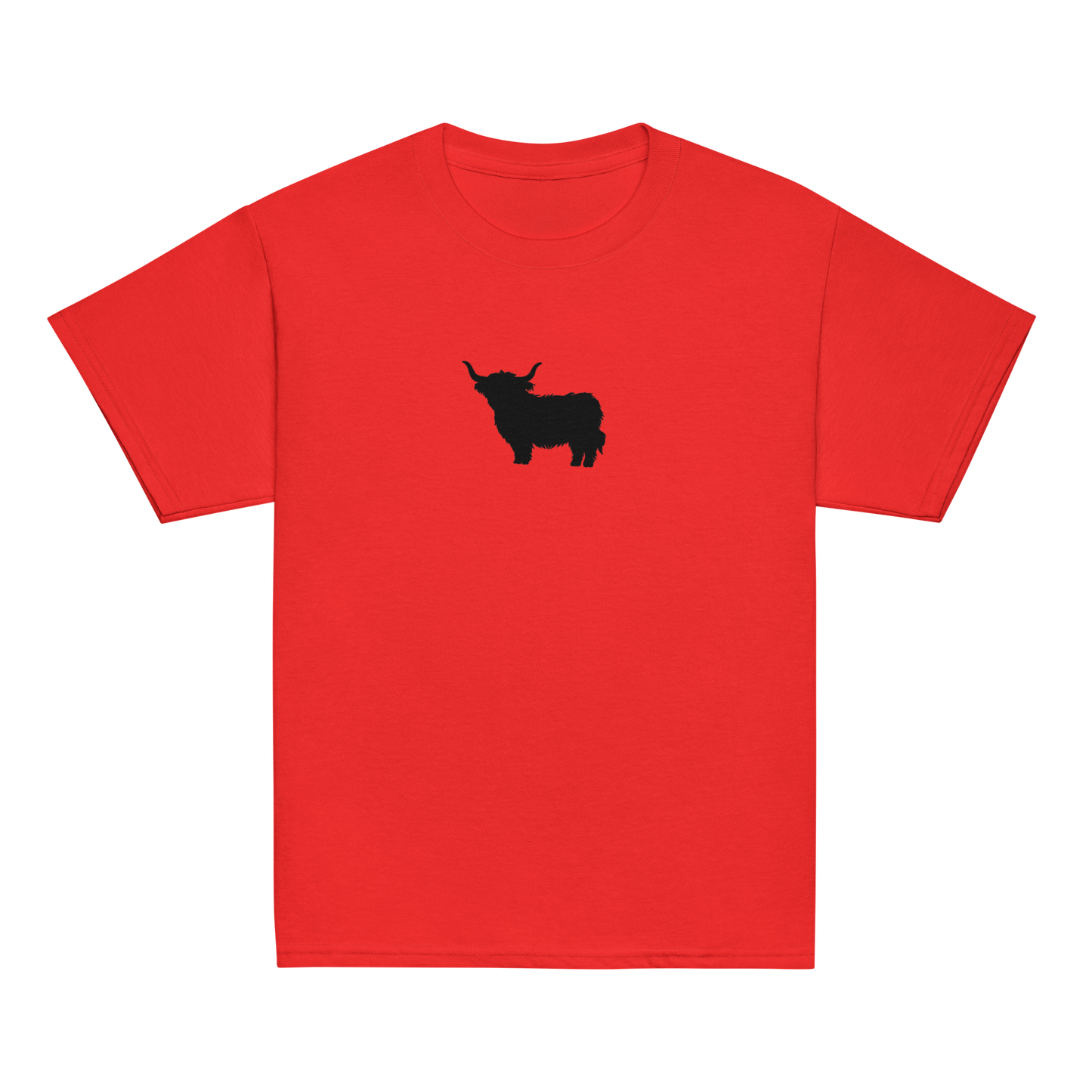 CYD's Black Cow Silhouette - Kids T Shirt