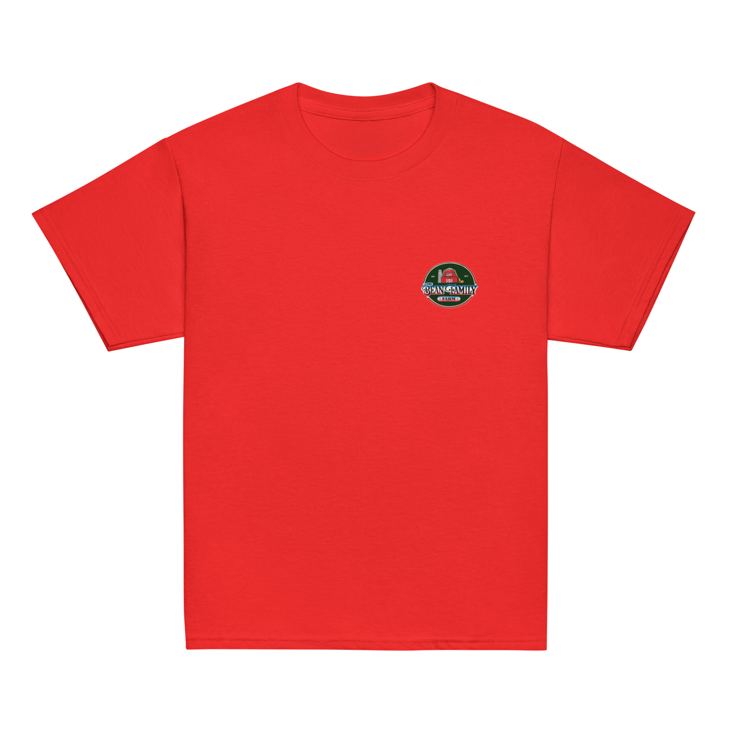 Bean Family Farm / Born & Raised in USA - Kids T Shirt