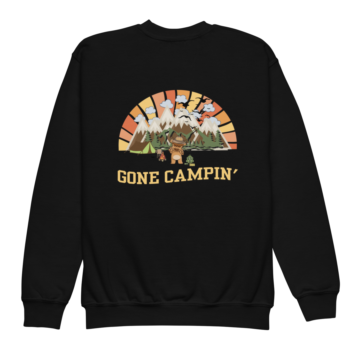 CYD Gone Campin' - Youth Crewneck Sweatshirt