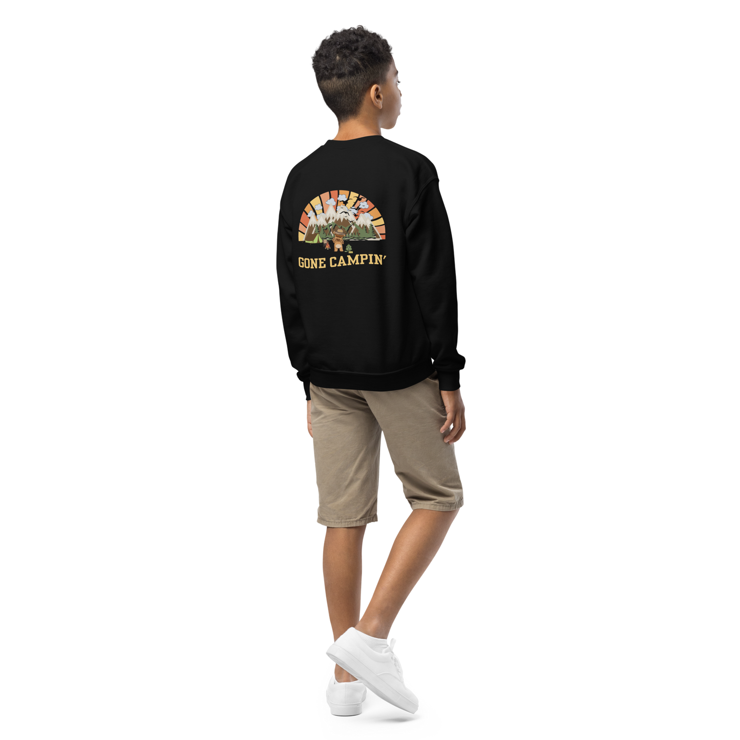 CYD Gone Campin' - Youth Crewneck Sweatshirt