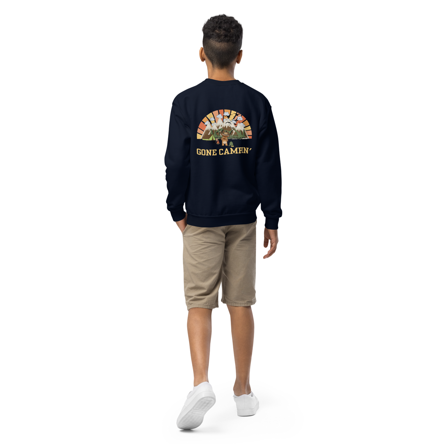 CYD Gone Campin' - Youth Crewneck Sweatshirt