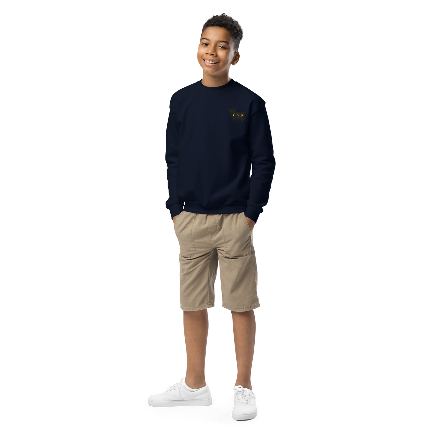 CYD Forever Lovin' Life- Youth Crewneck Sweatshirt