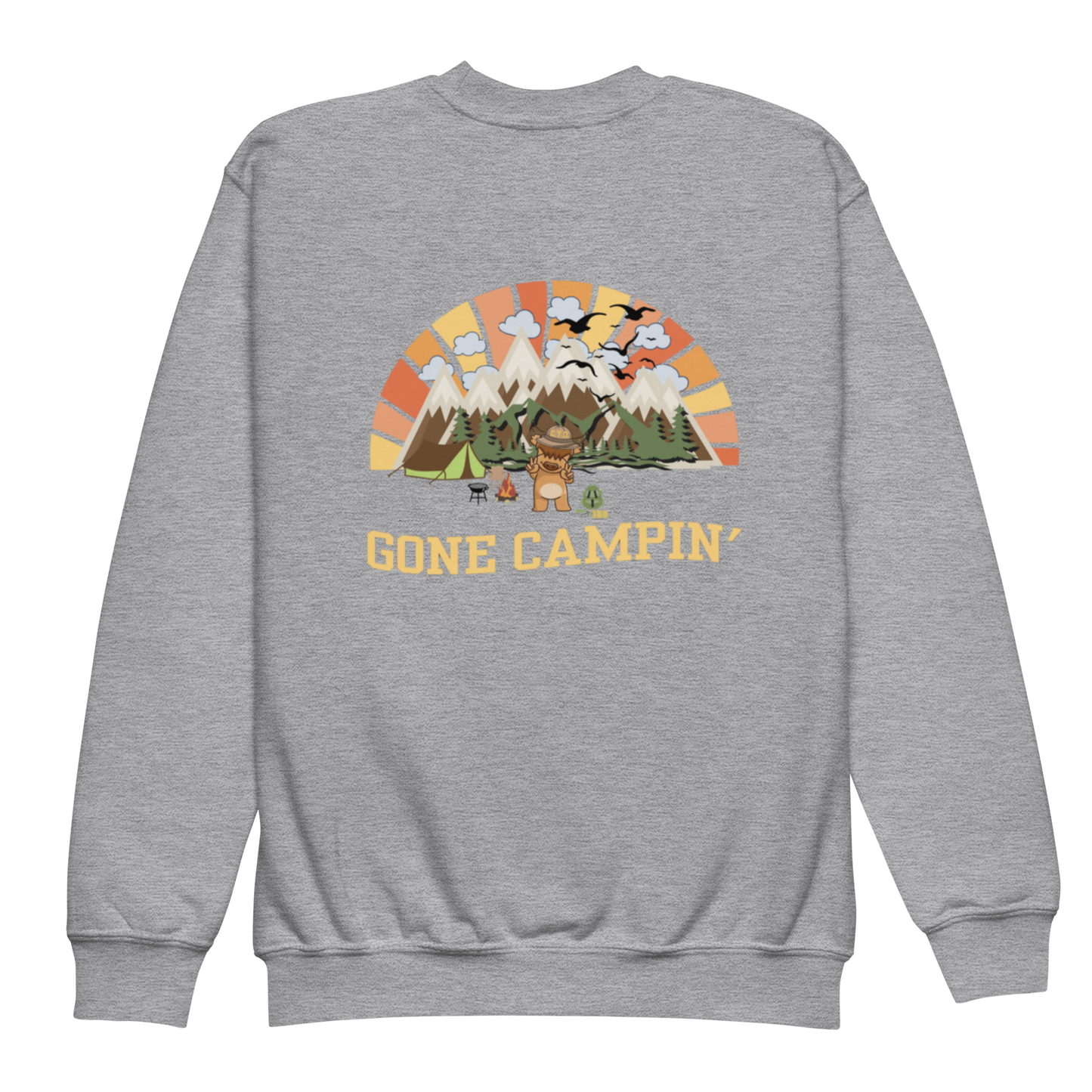 CYD Gone Campin' - Youth Crewneck Sweatshirt