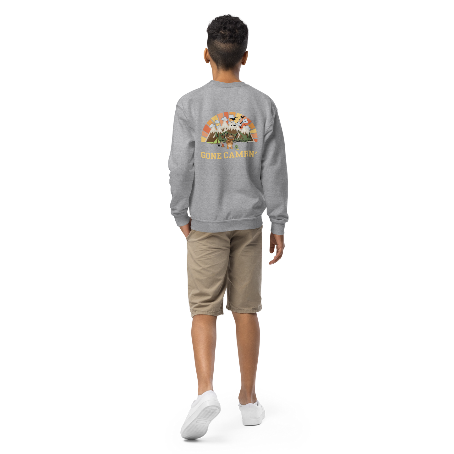CYD Gone Campin' - Youth Crewneck Sweatshirt