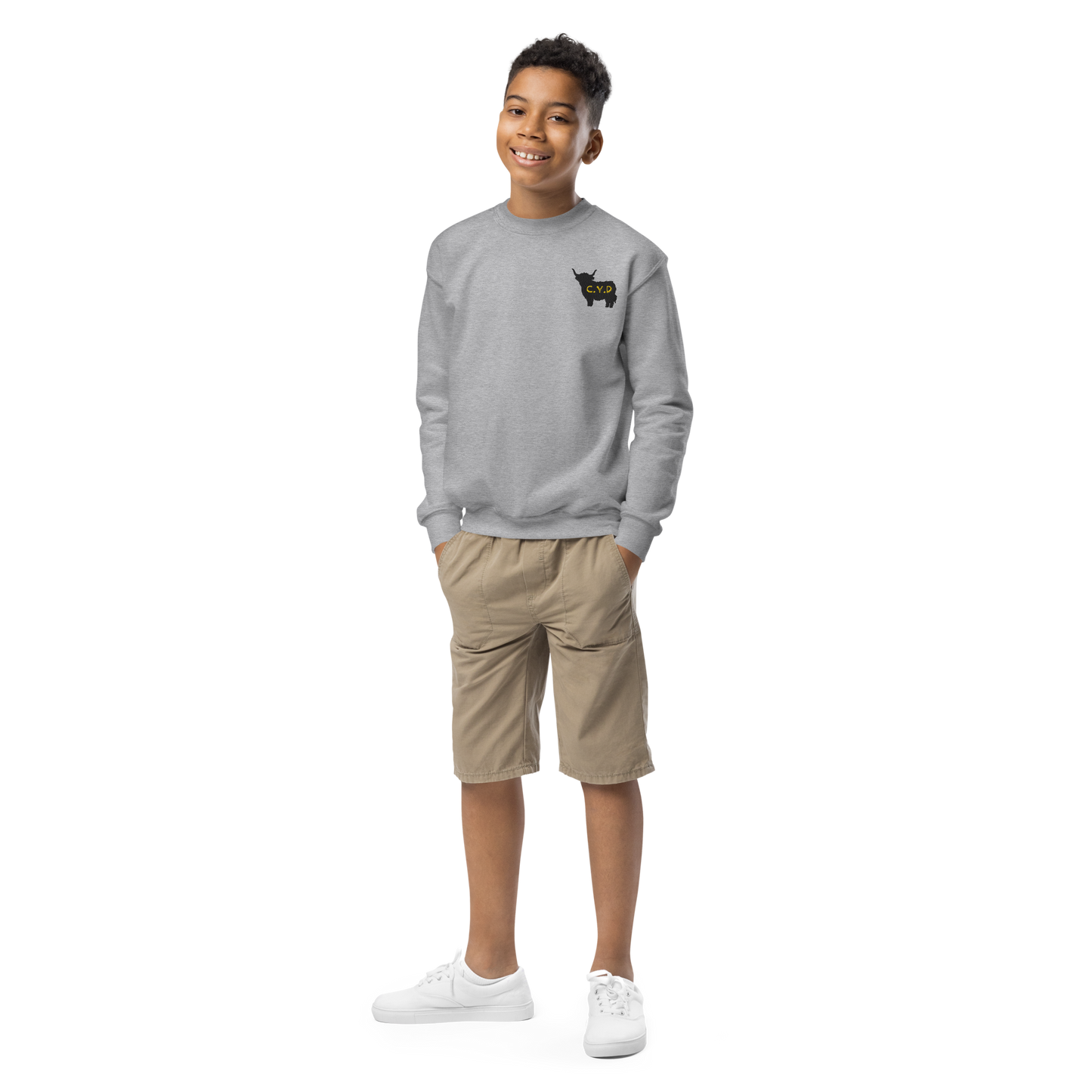 CYD Forever Lovin' Life- Youth Crewneck Sweatshirt
