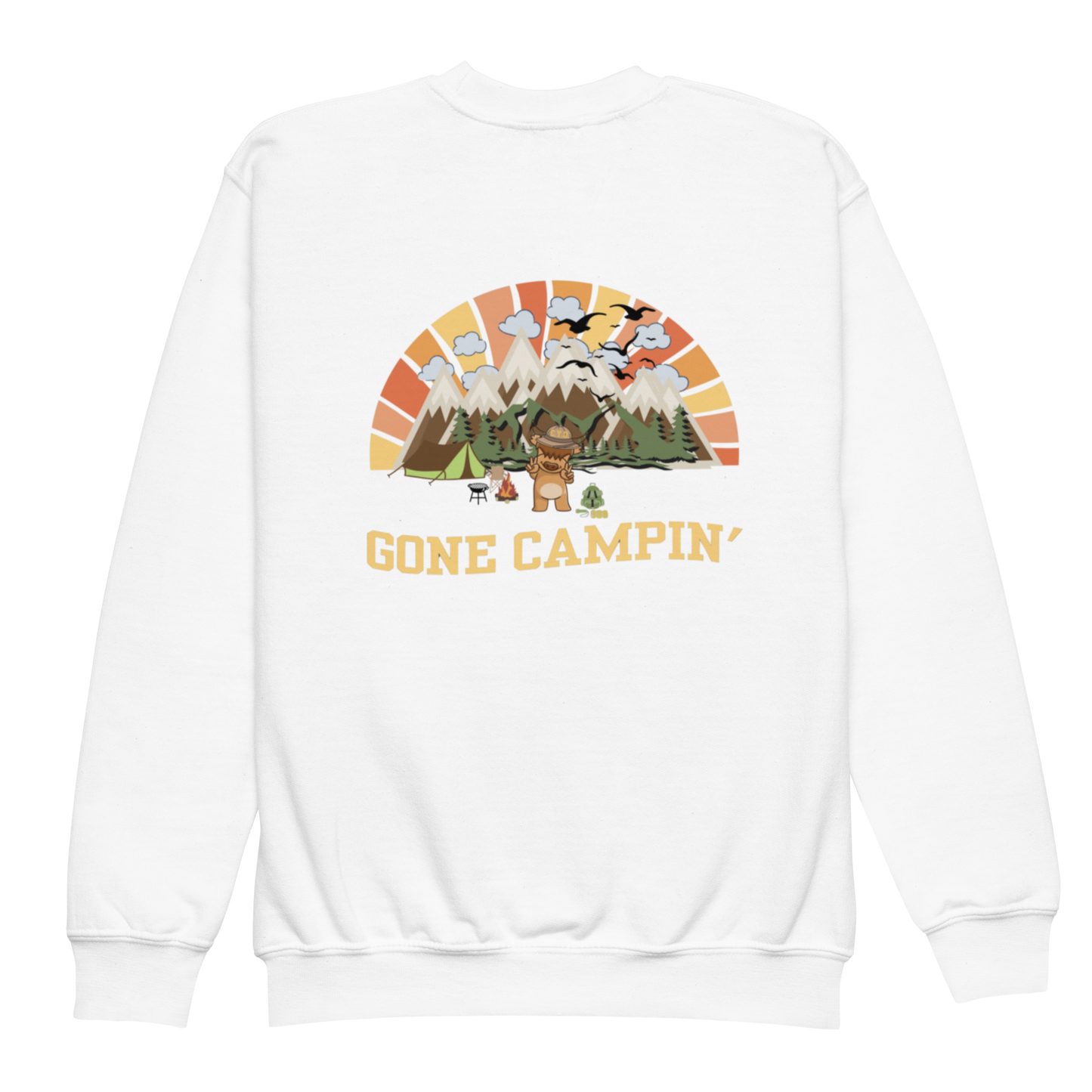 CYD Gone Campin' - Youth Crewneck Sweatshirt