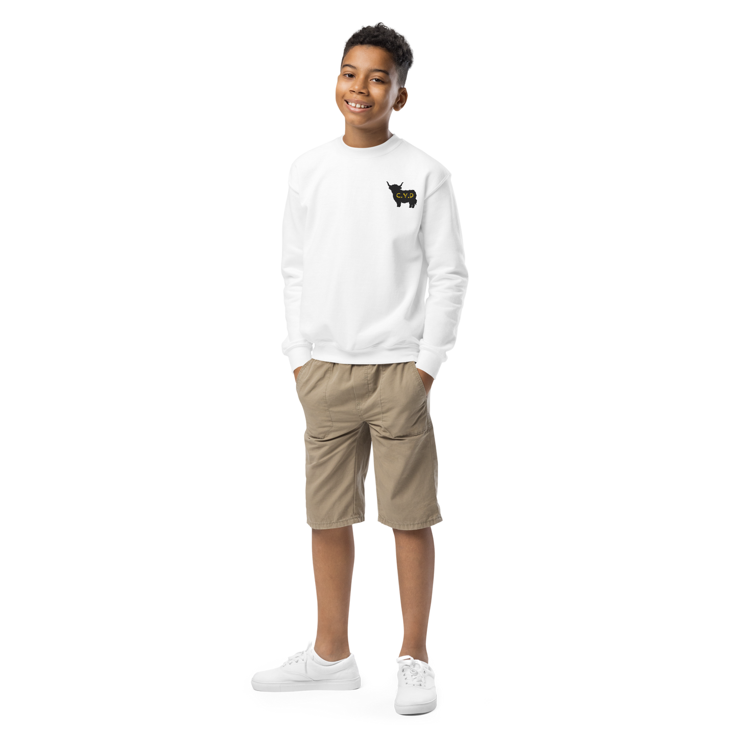 CYD Forever Lovin' Life- Youth Crewneck Sweatshirt
